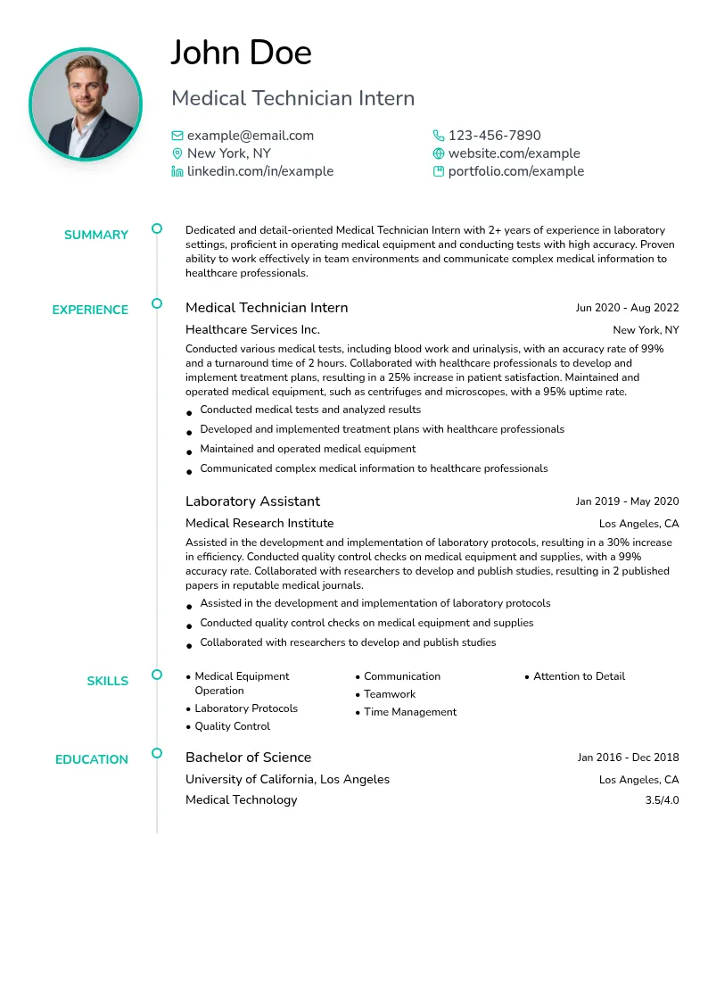 Medical Technician Intern