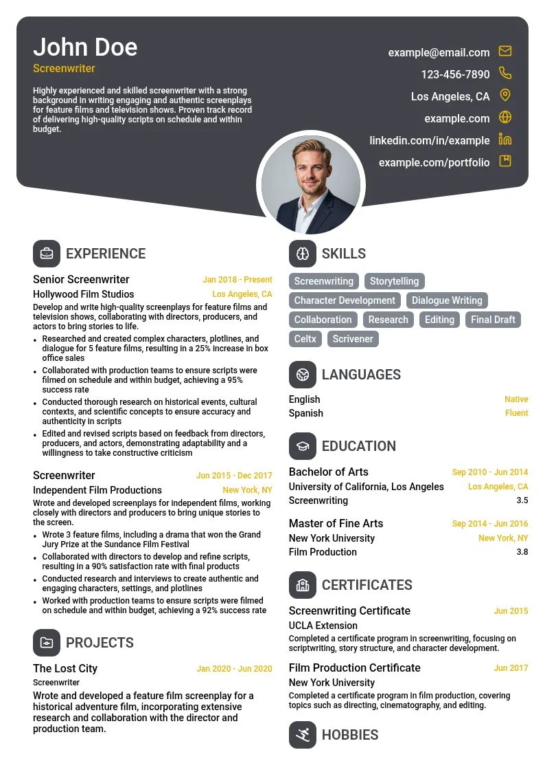 Screenwriter
