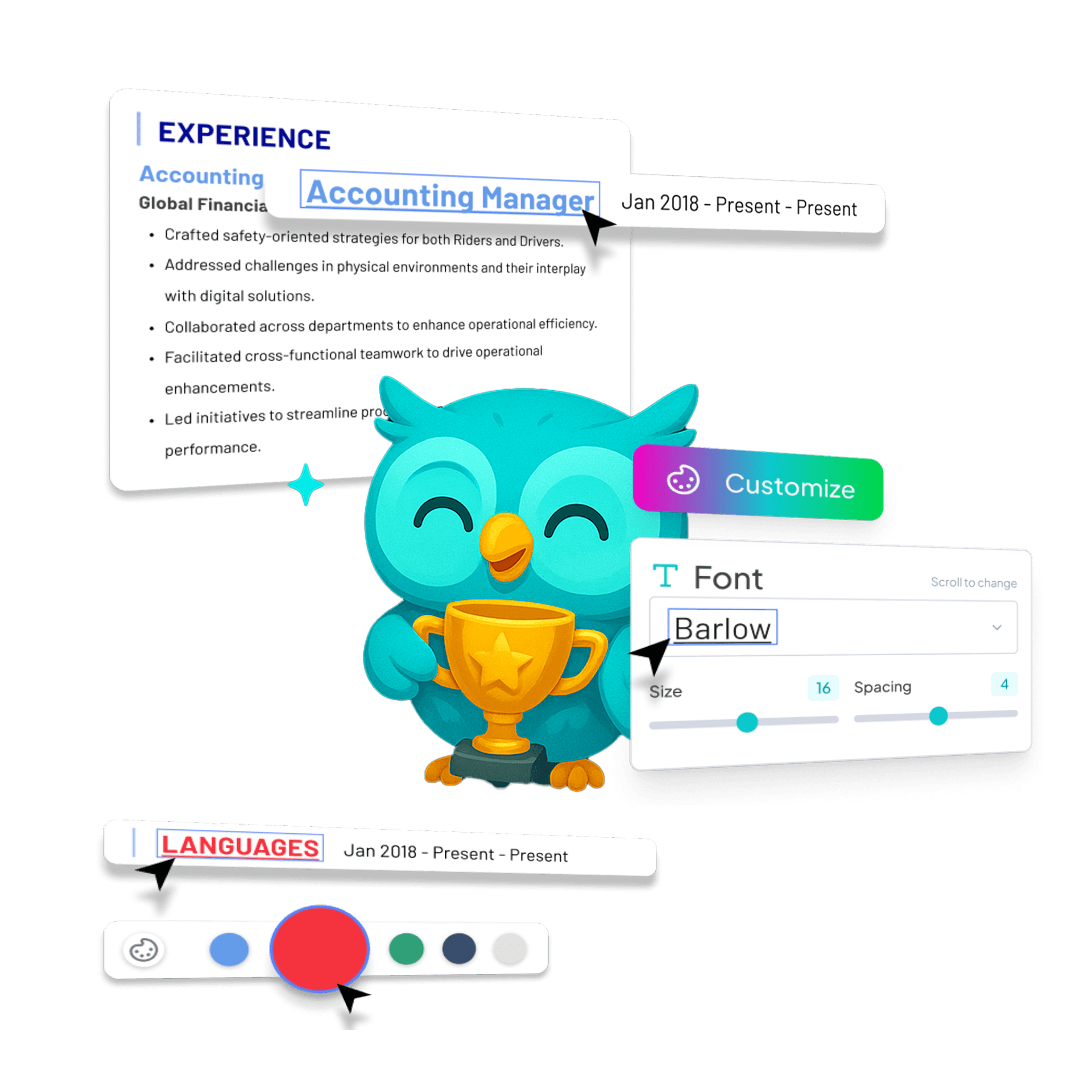 AI Resume Builder with ATS-optimized templates