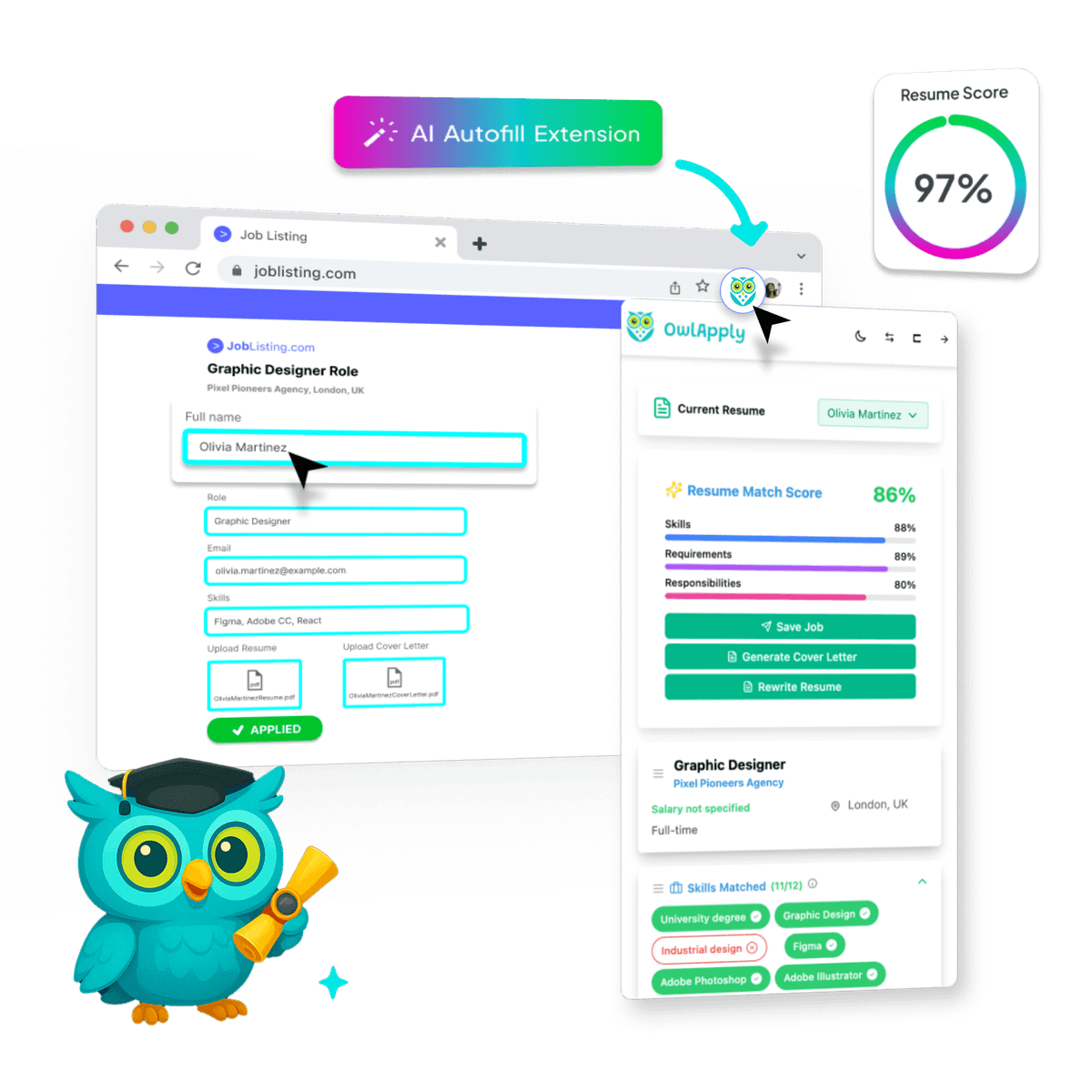 AI Resume Builder & Job Application Assistant | OwlApply