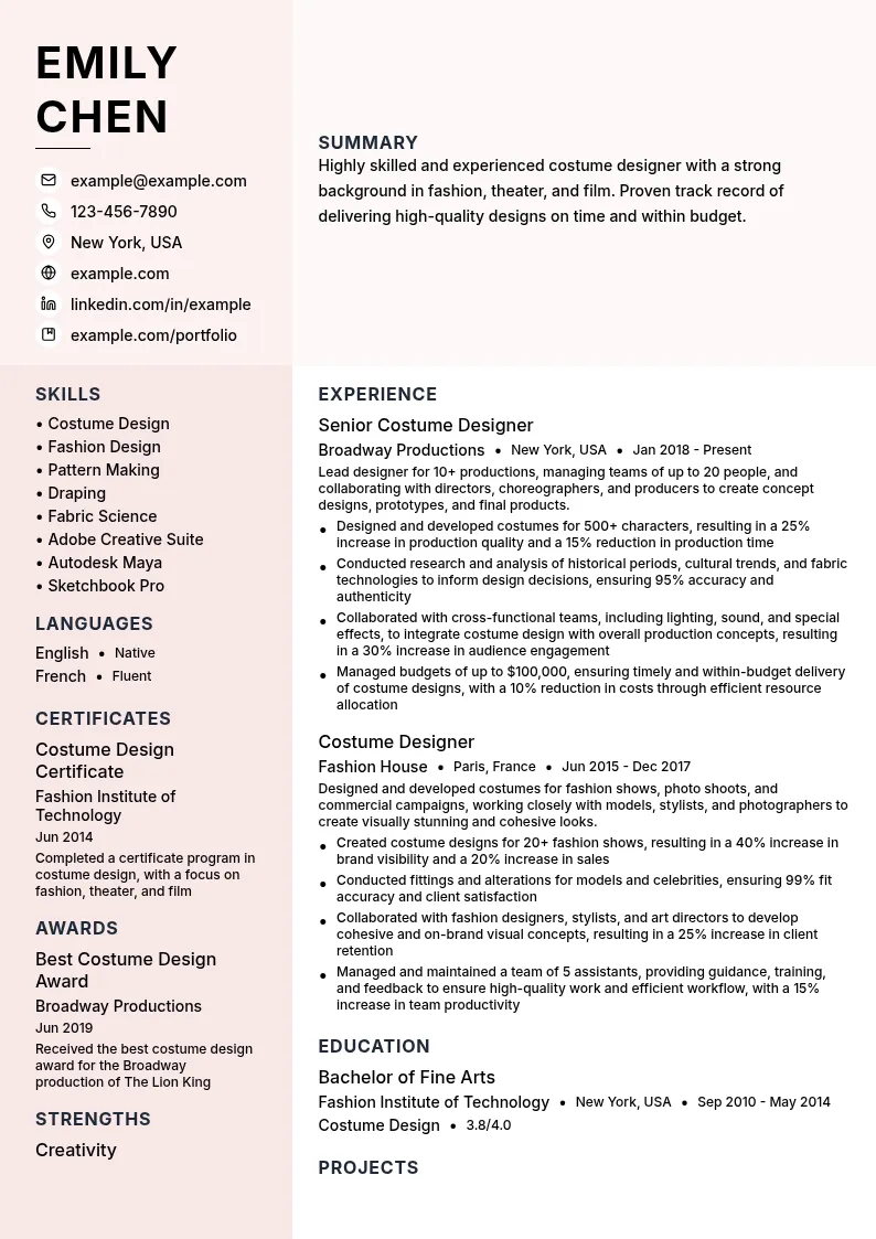 Costume Designer