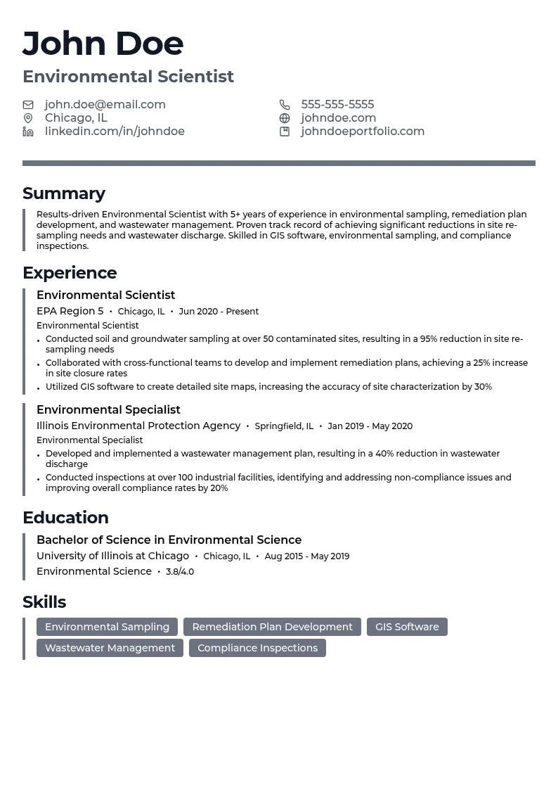Environmental Scientist