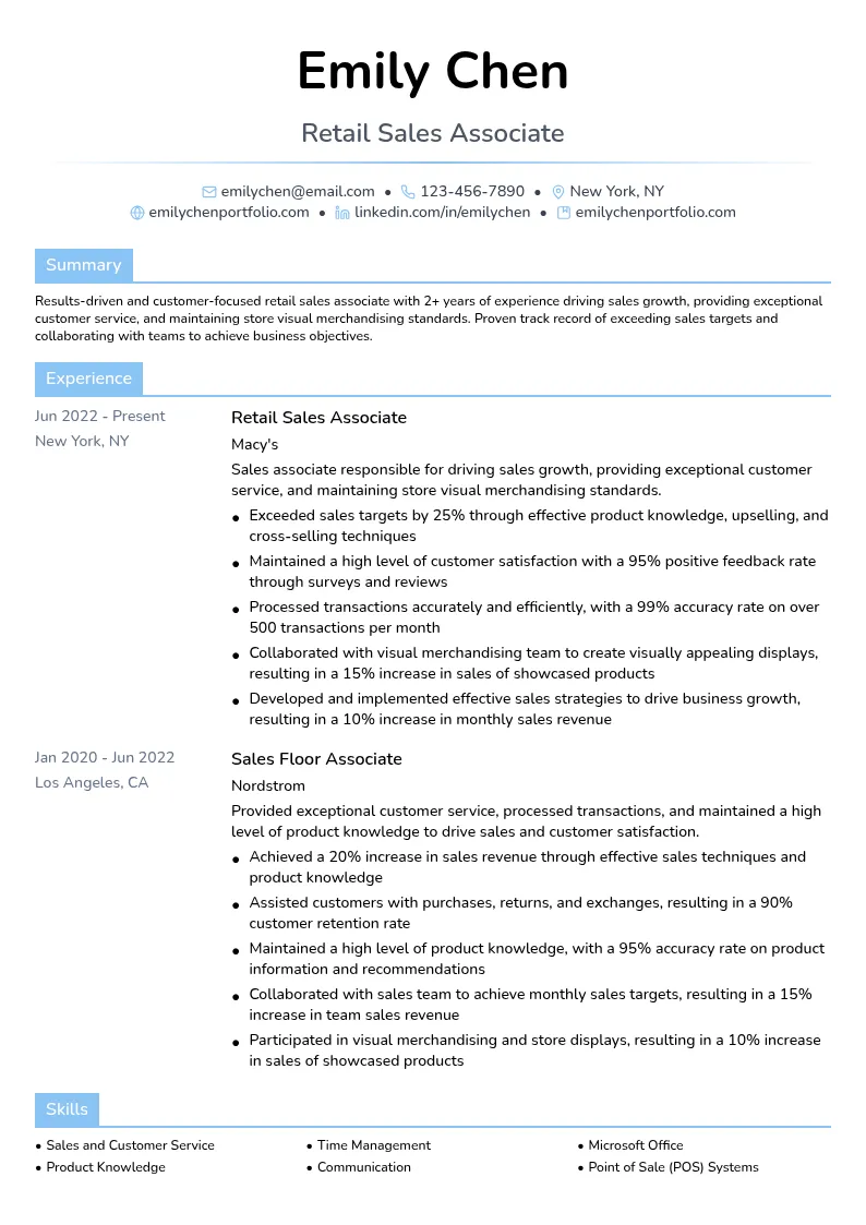 Retail Sales Associate