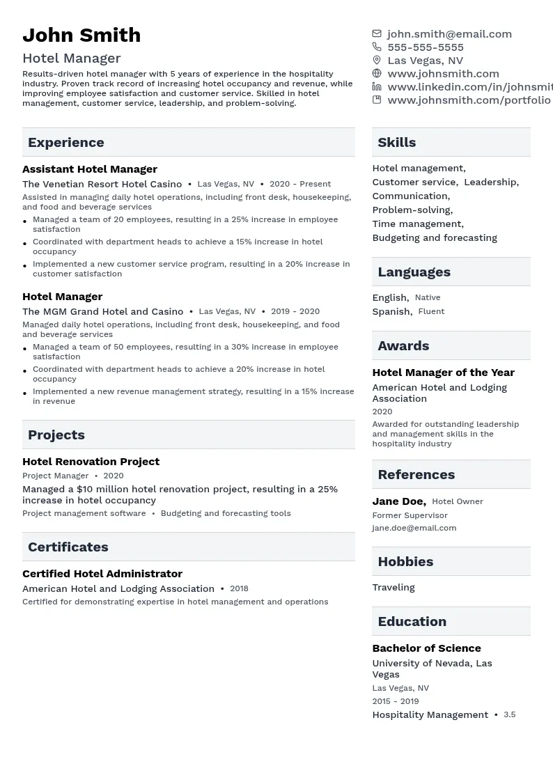 Hotel Manager