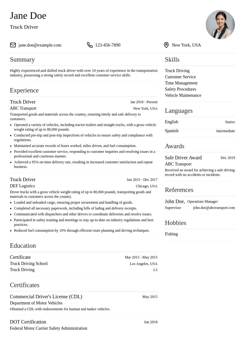 Truck Driver