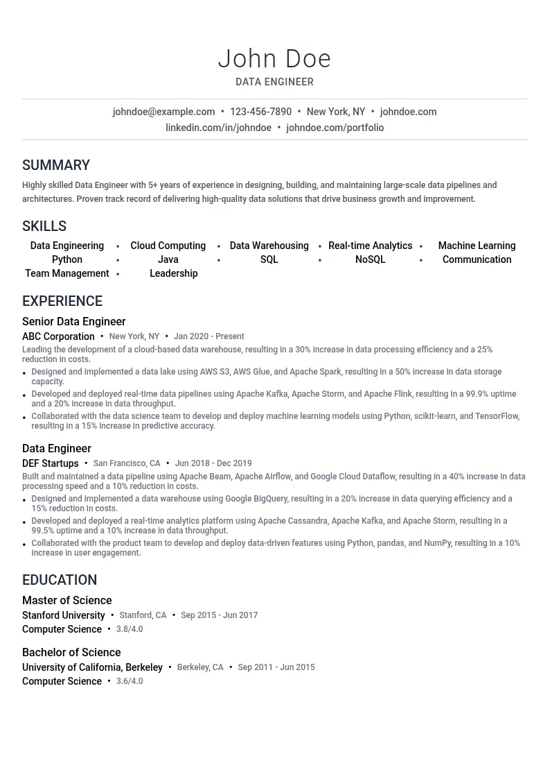 Data Engineer