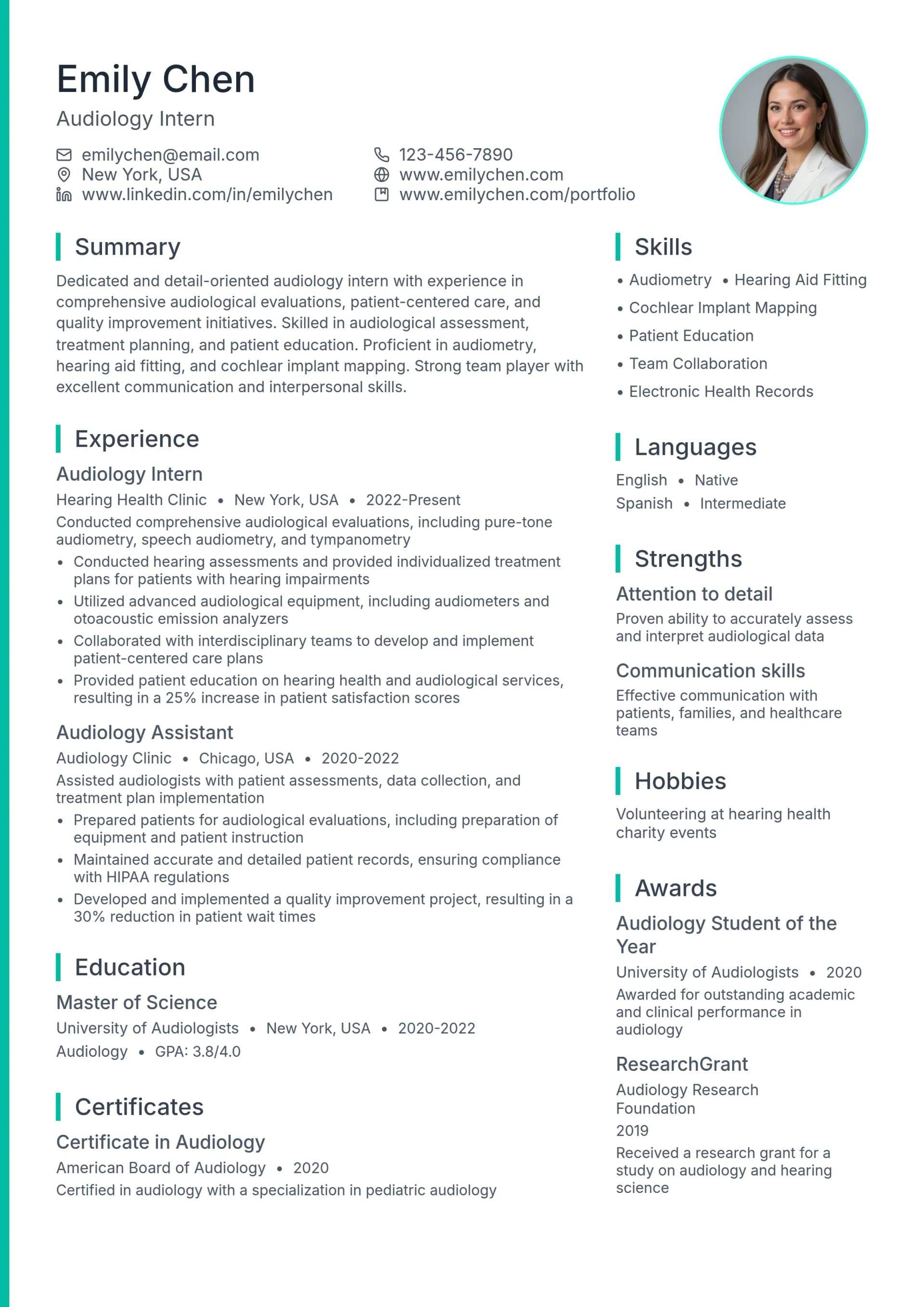 Audiologist Intern