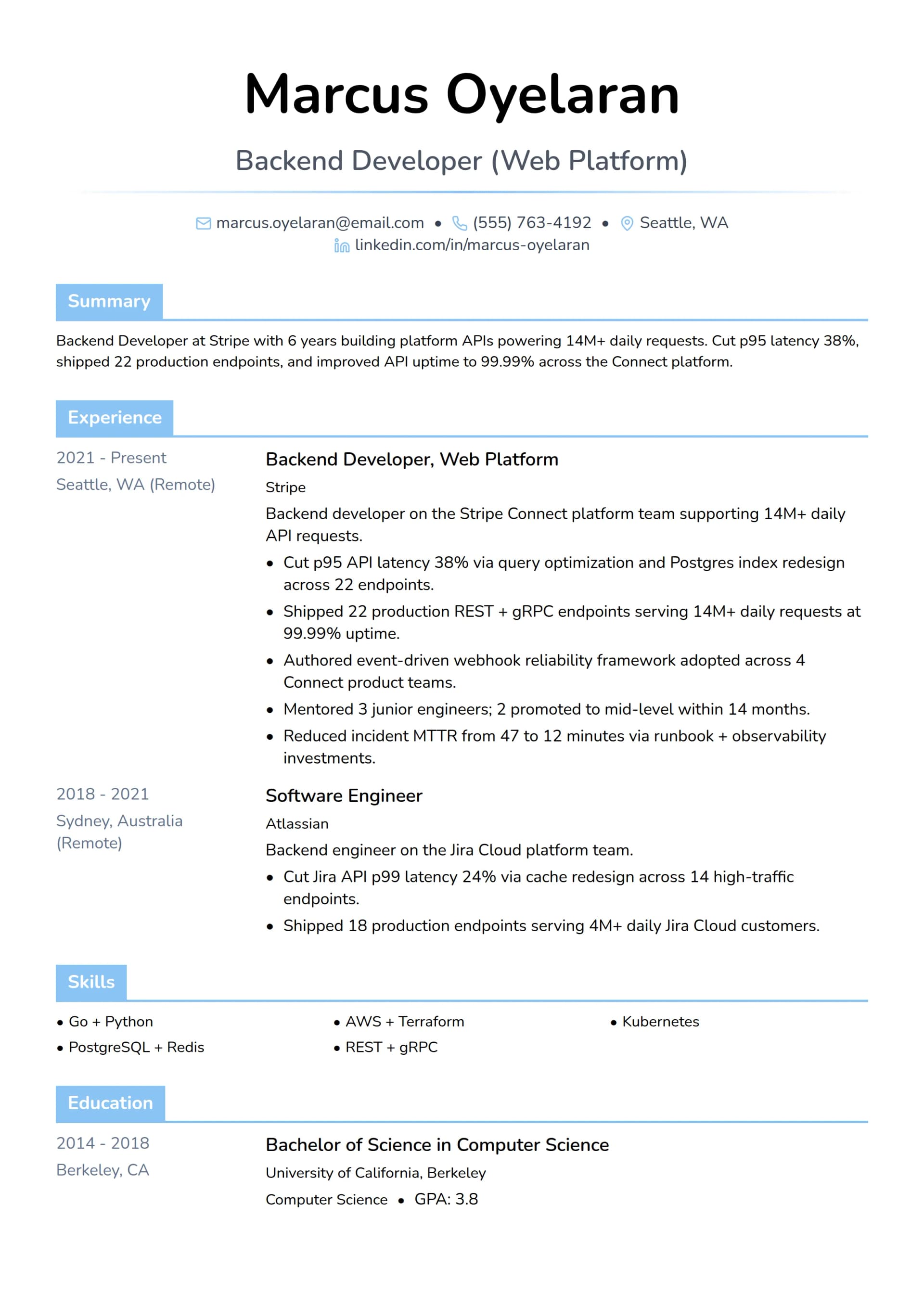 Backend Developer