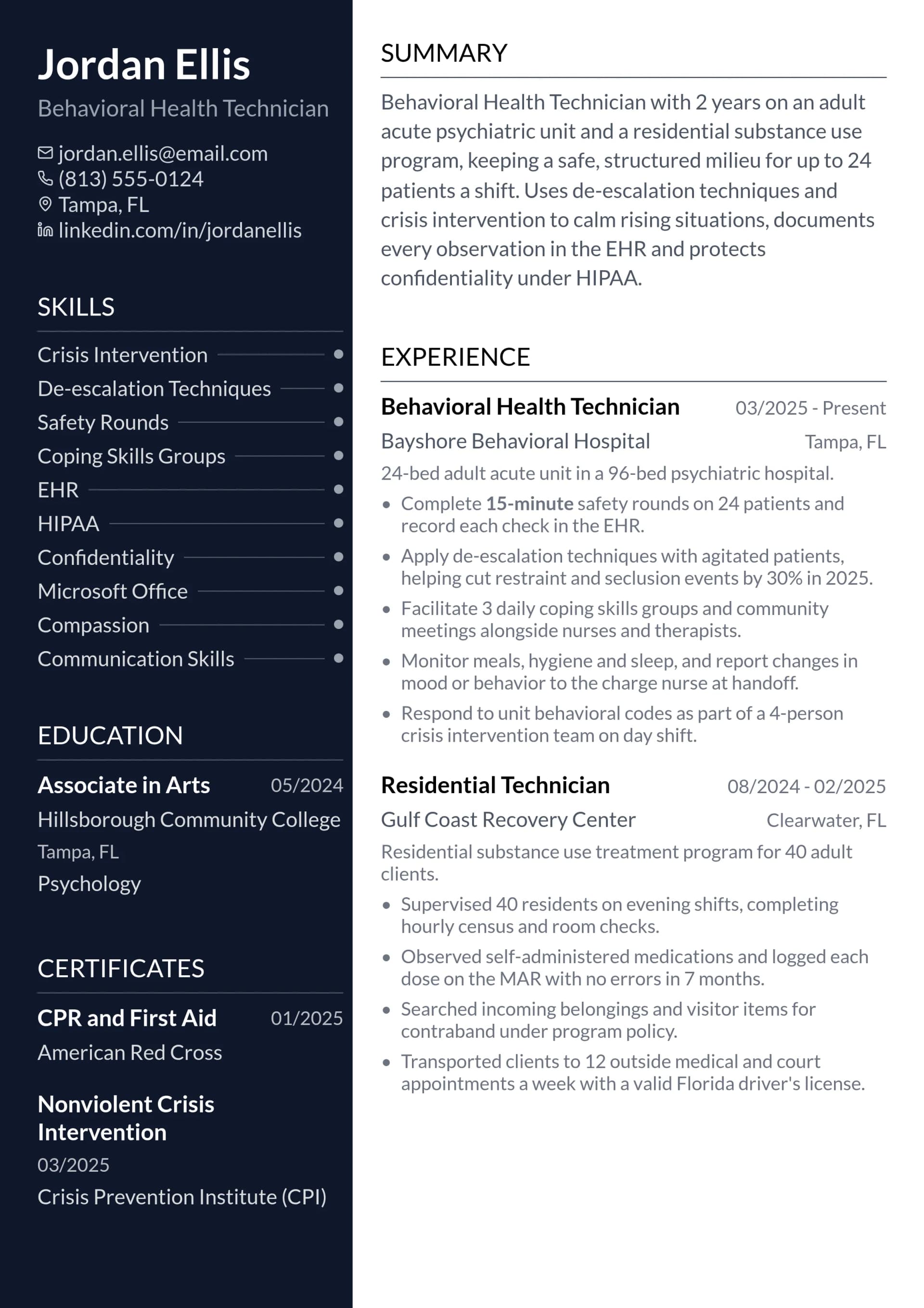 Behavioral Health Technician