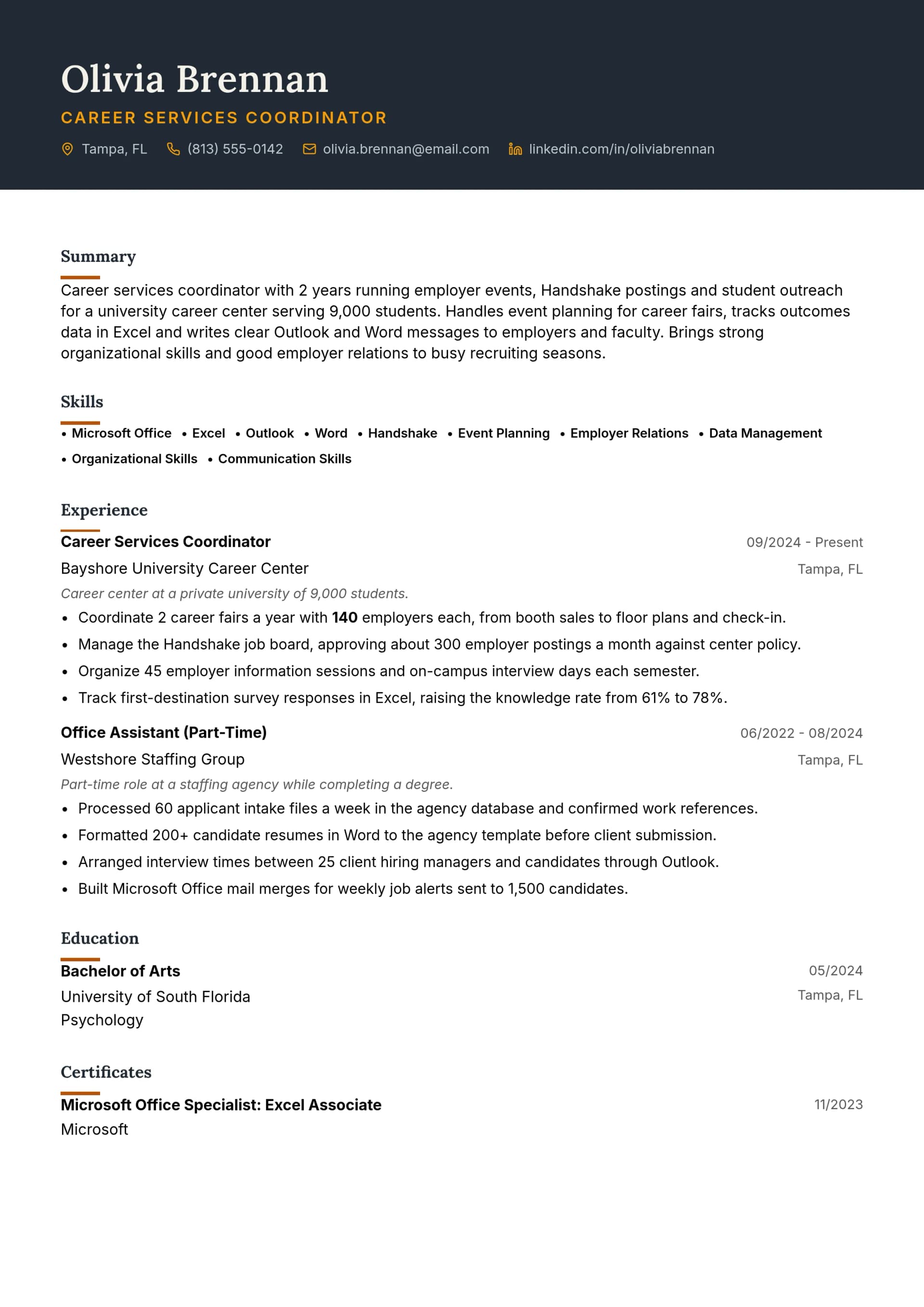 Career Services Coordinator