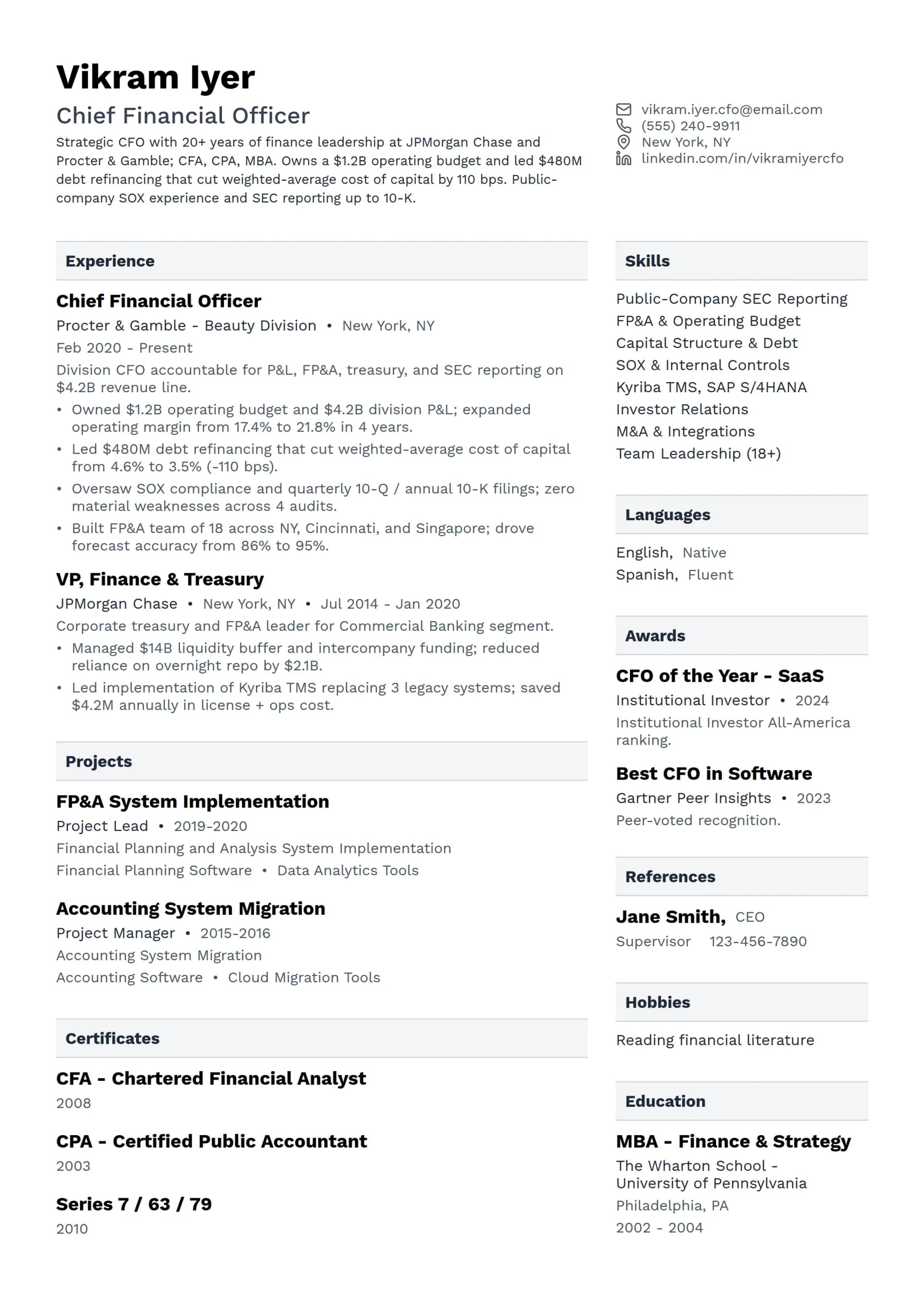 Chief Financial Officer