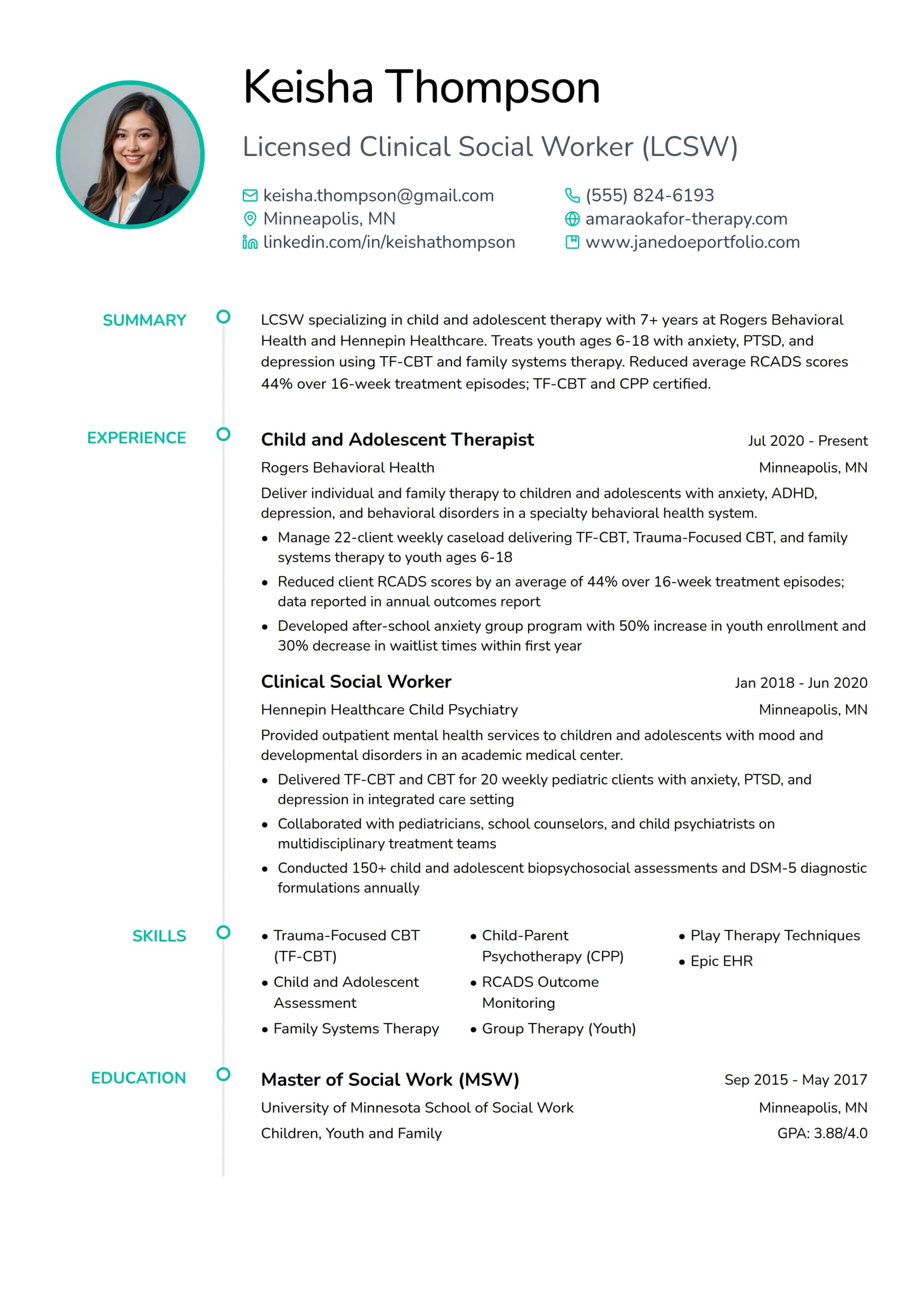 Child and Adolescent Therapist
