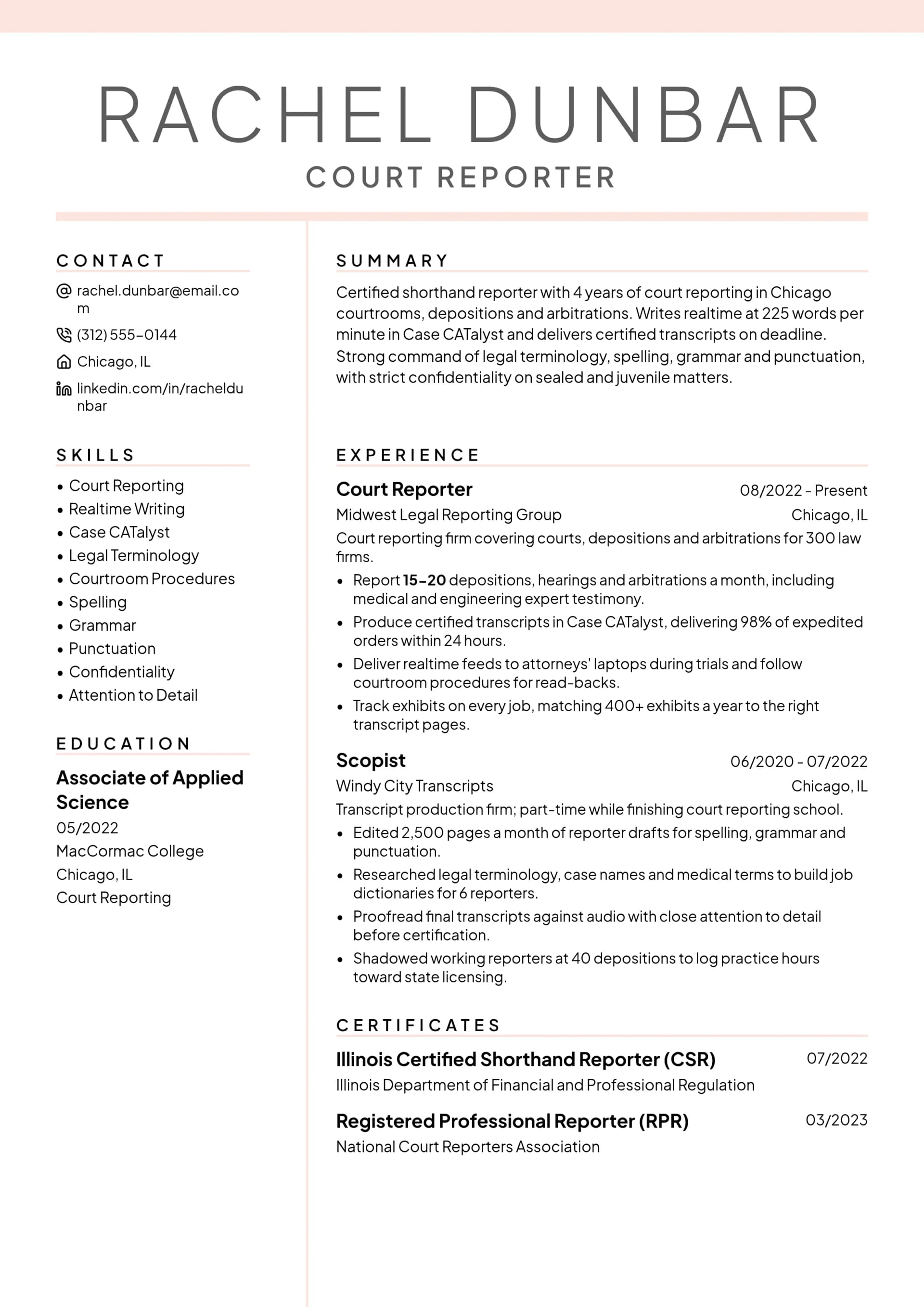 Court Reporter