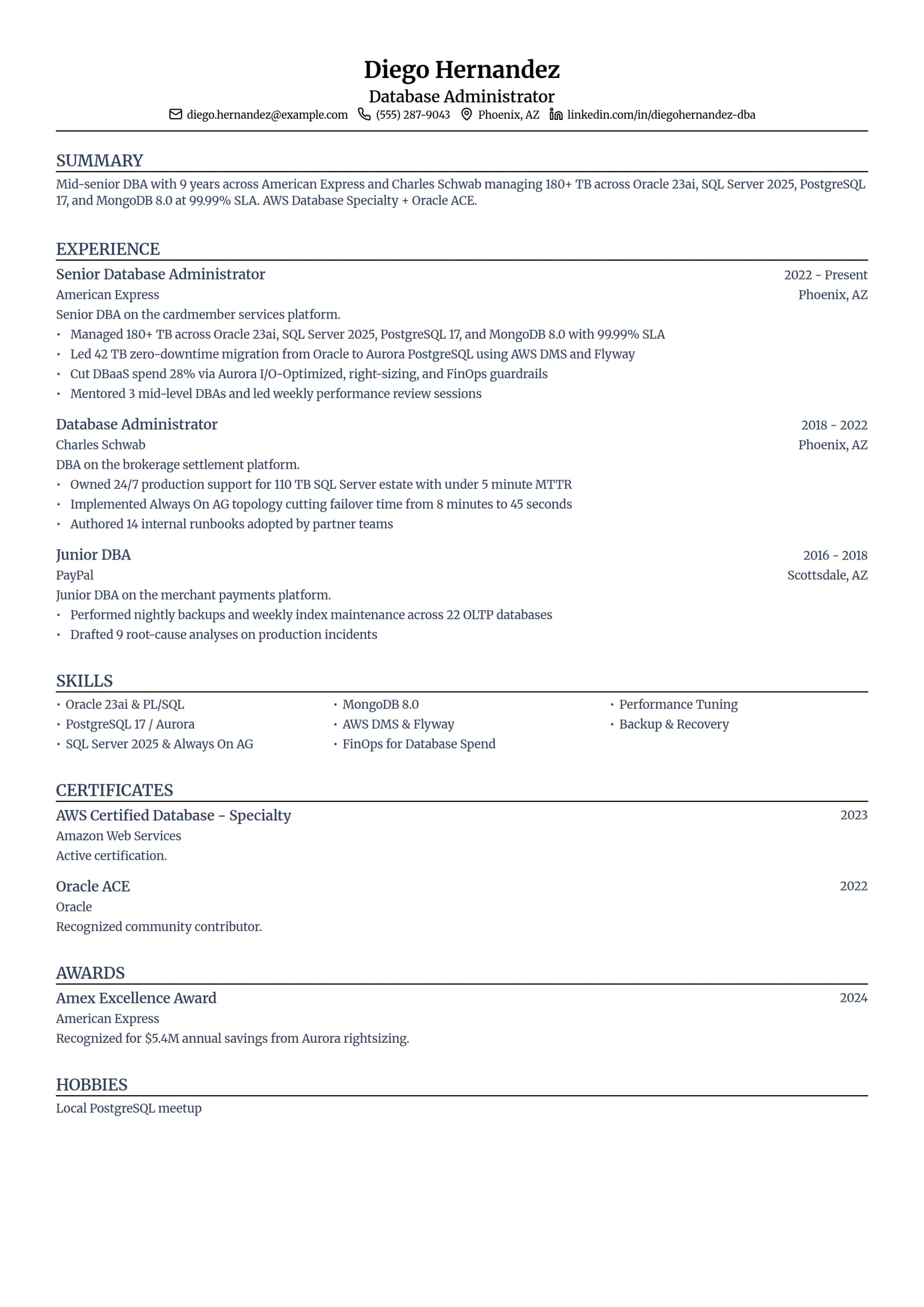 Database Administrator