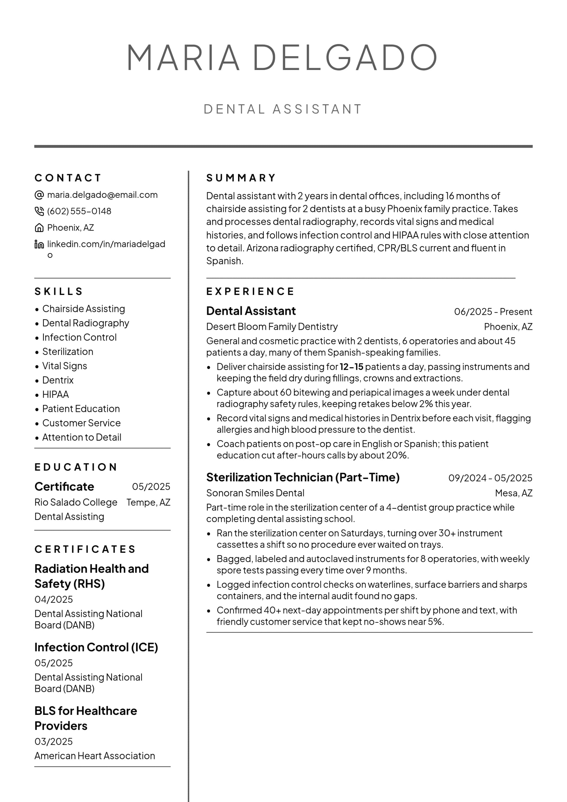 Dental Assistant