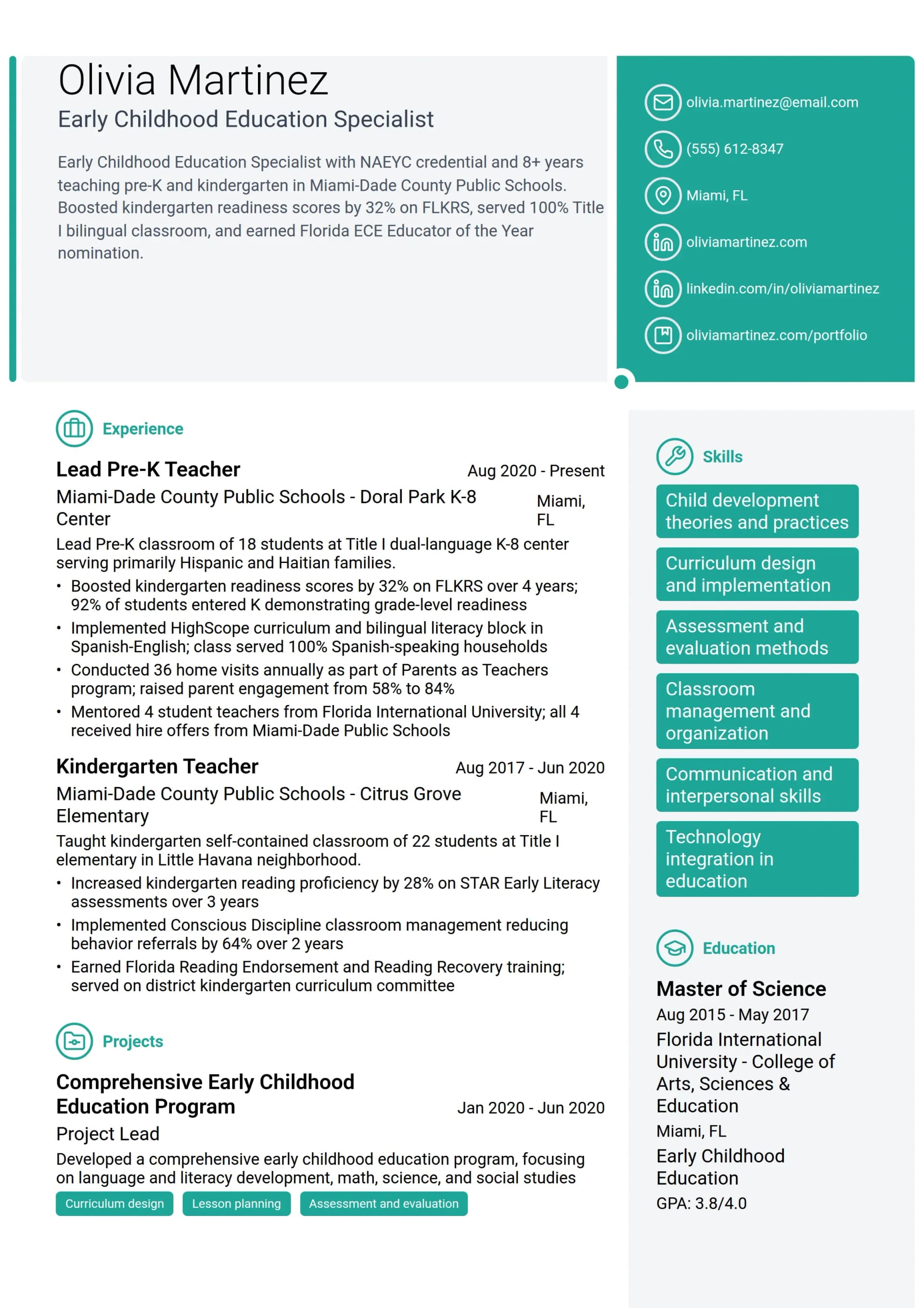 Early Childhood Education Specialist