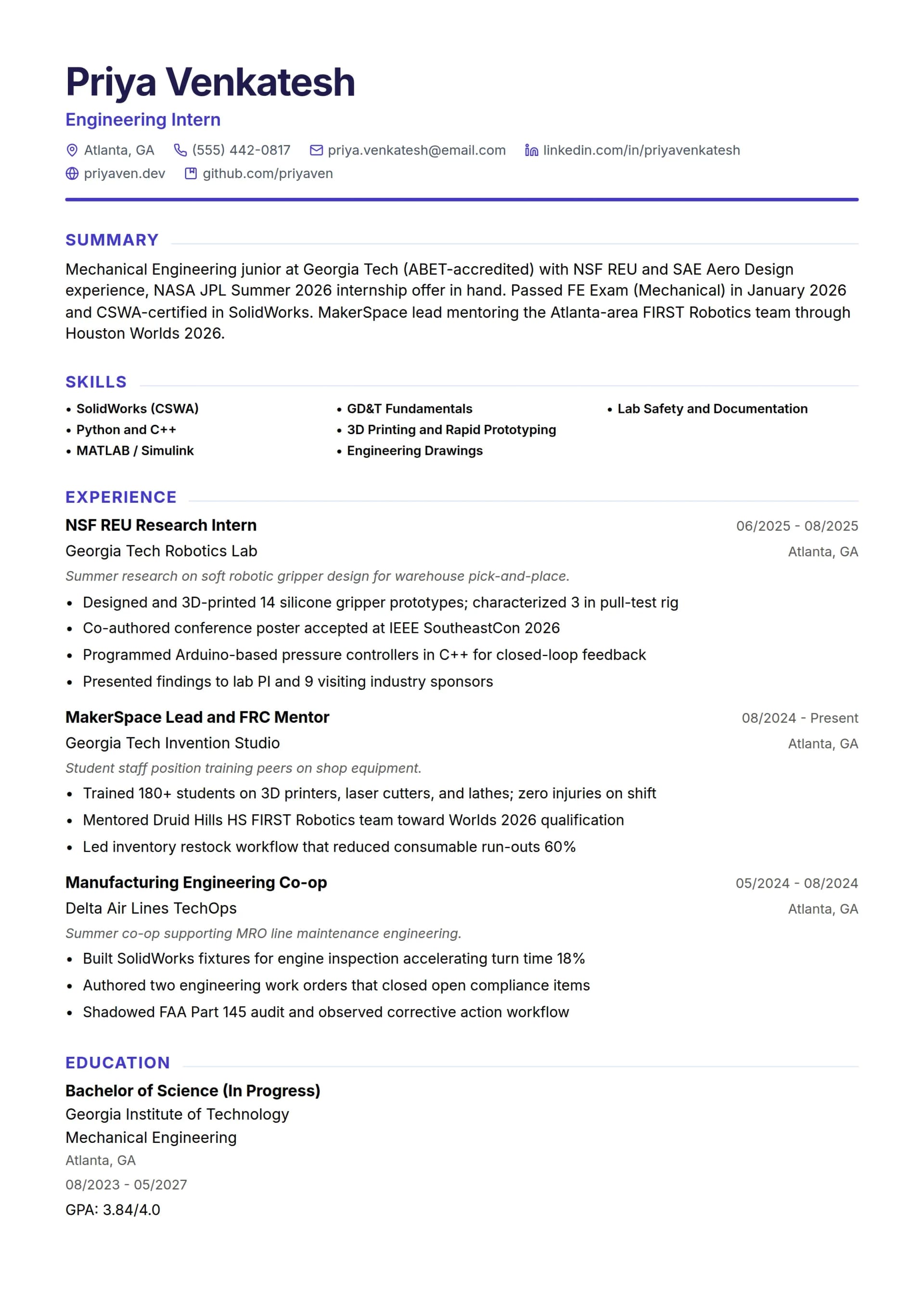 Engineering Intern
