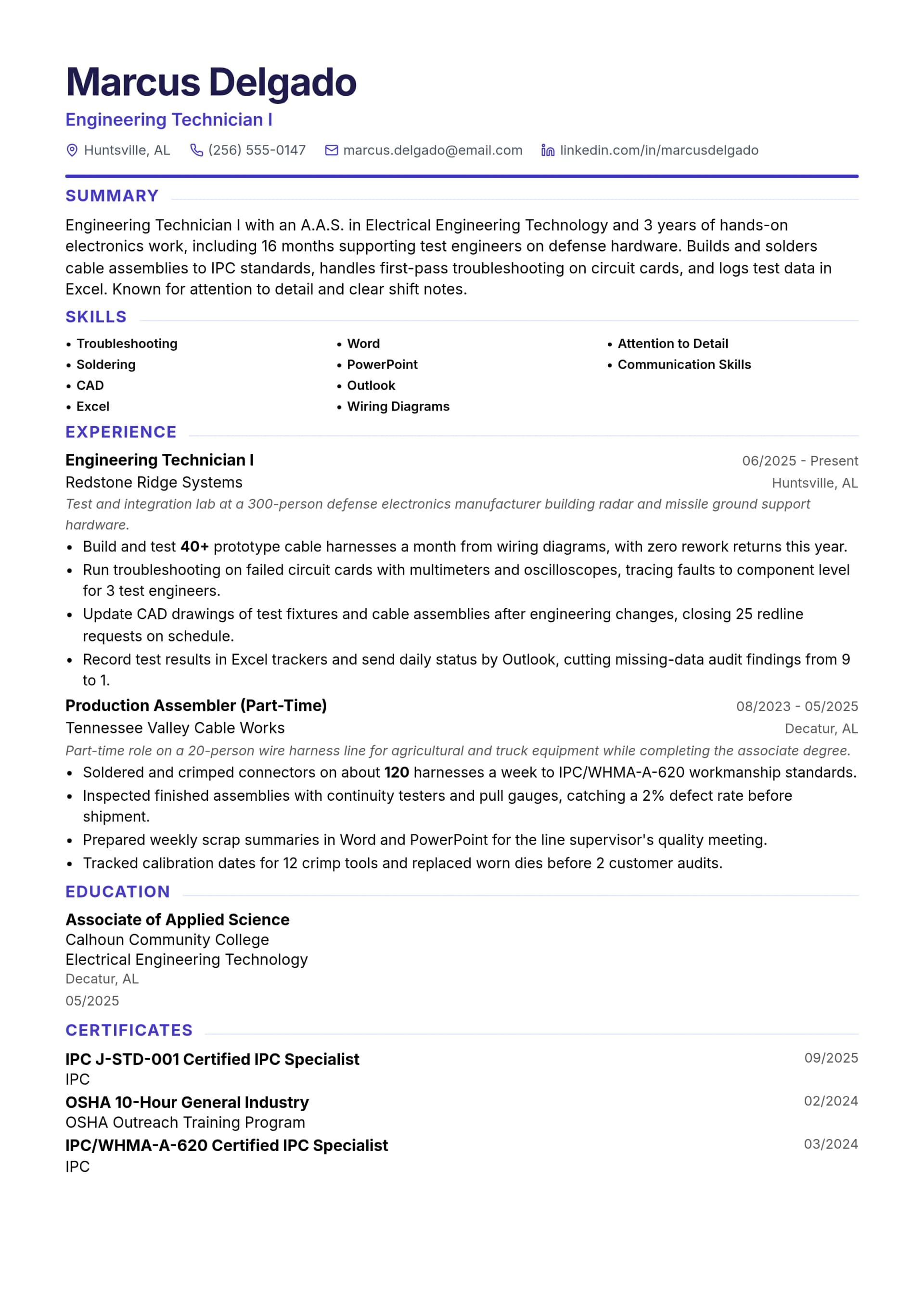 Engineering Technician I