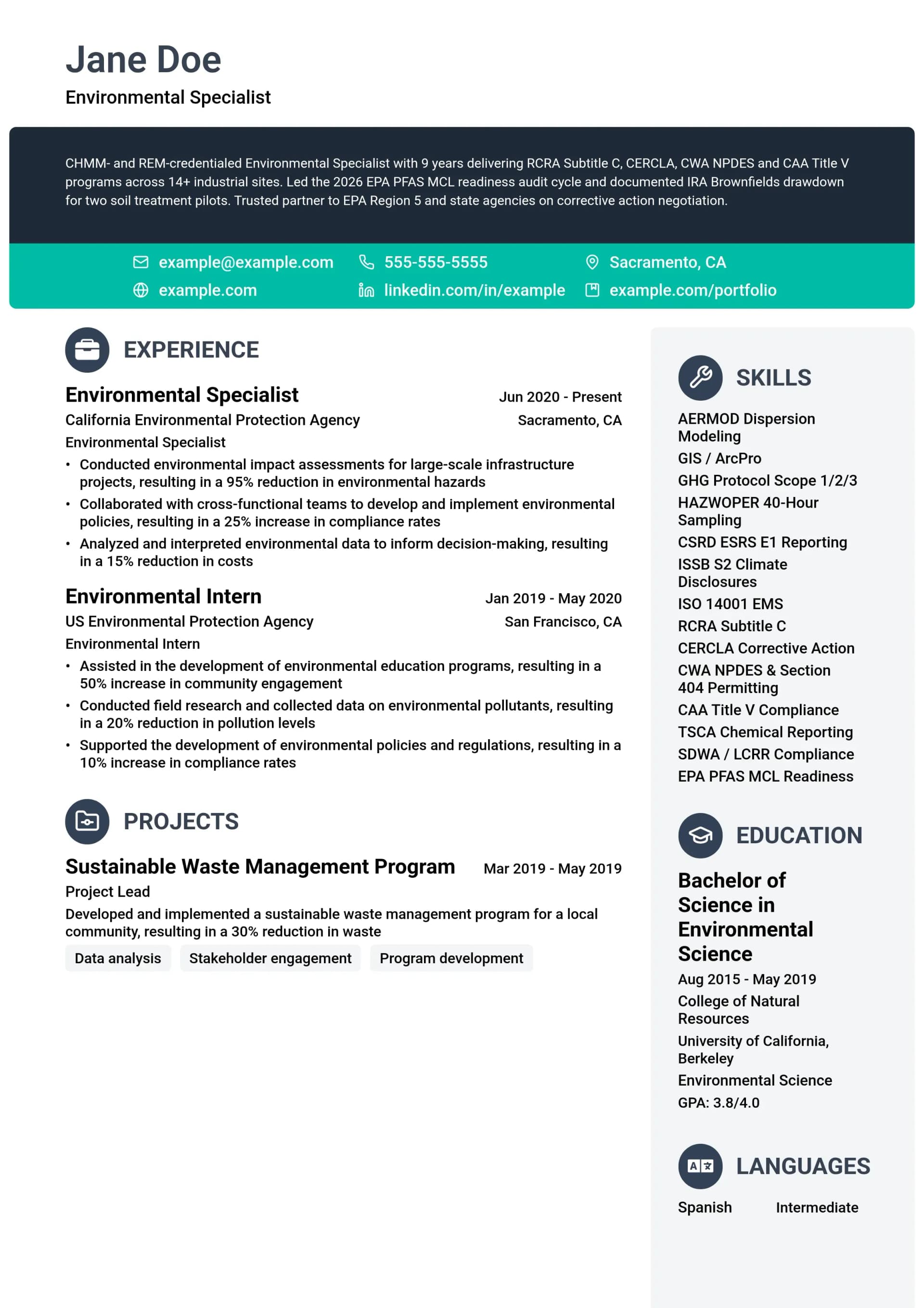 Environmental Specialist
