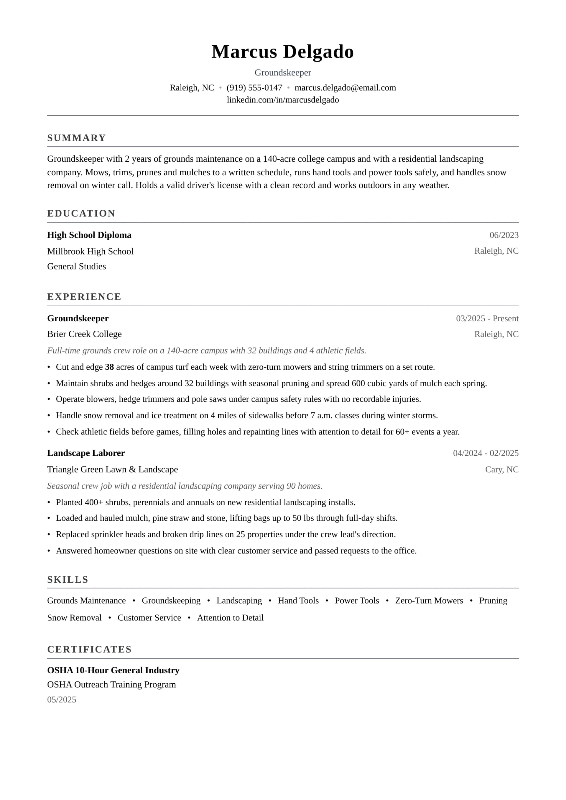 Groundskeeper
