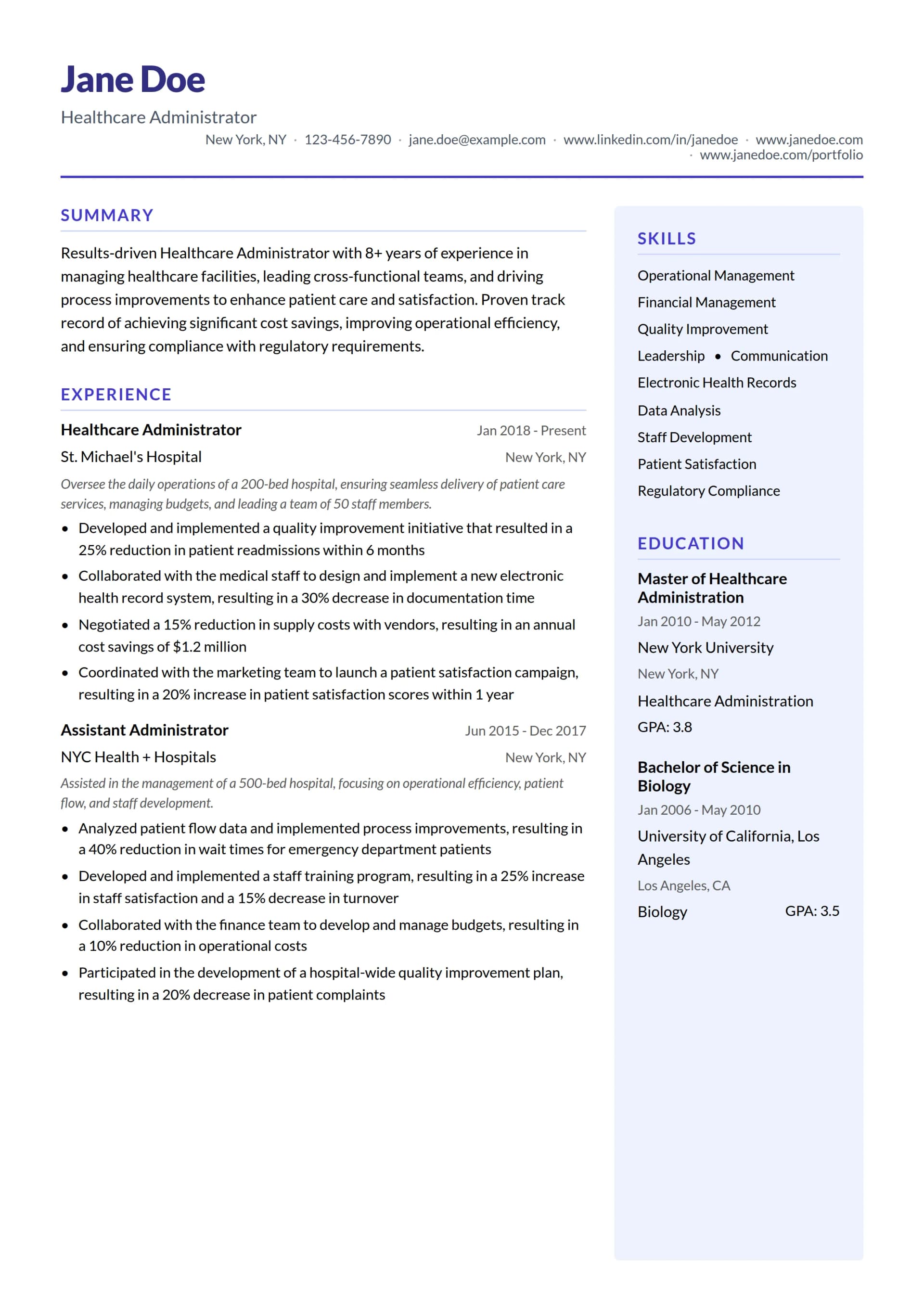 Healthcare Administrator