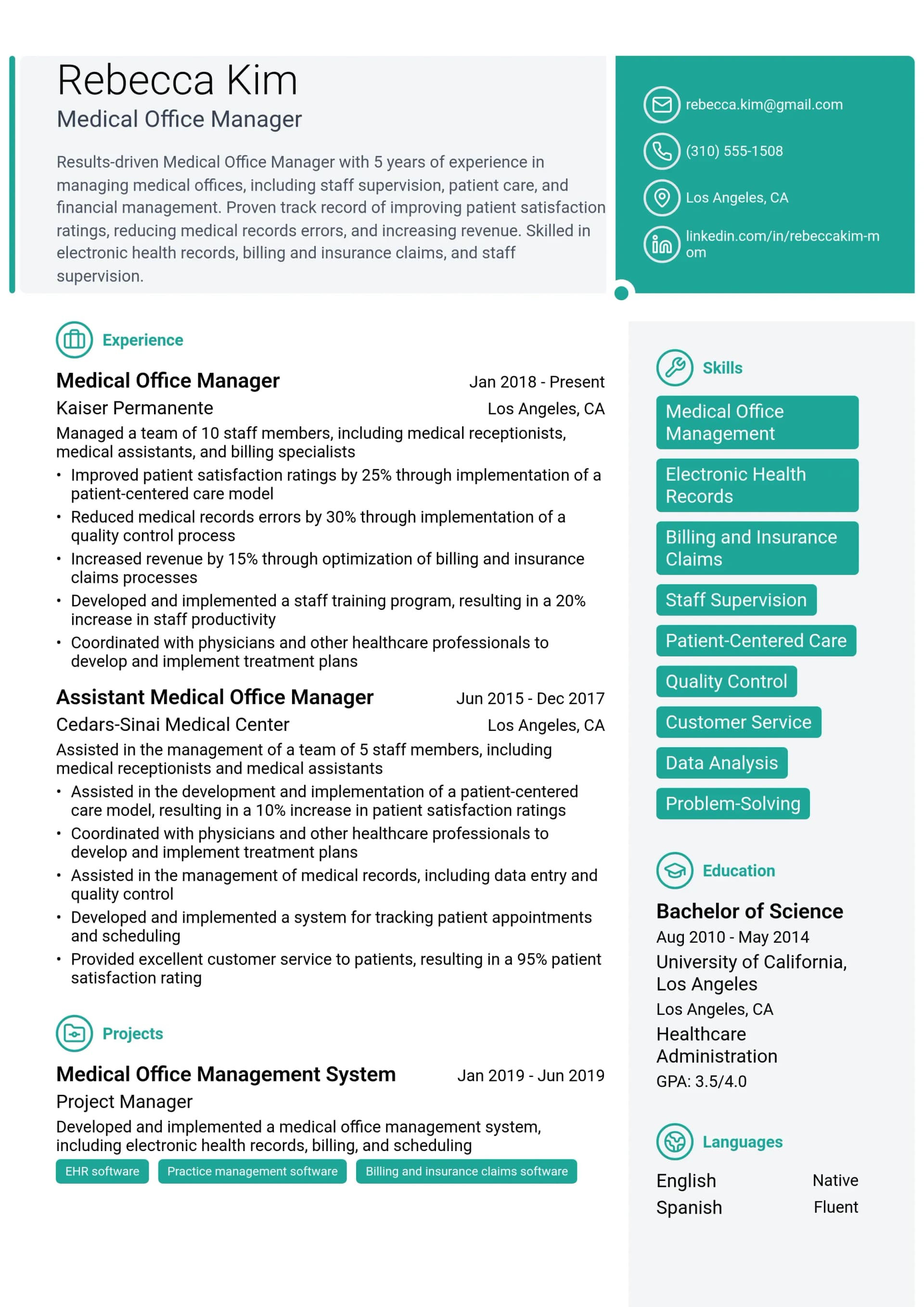 Medical Office Manager
