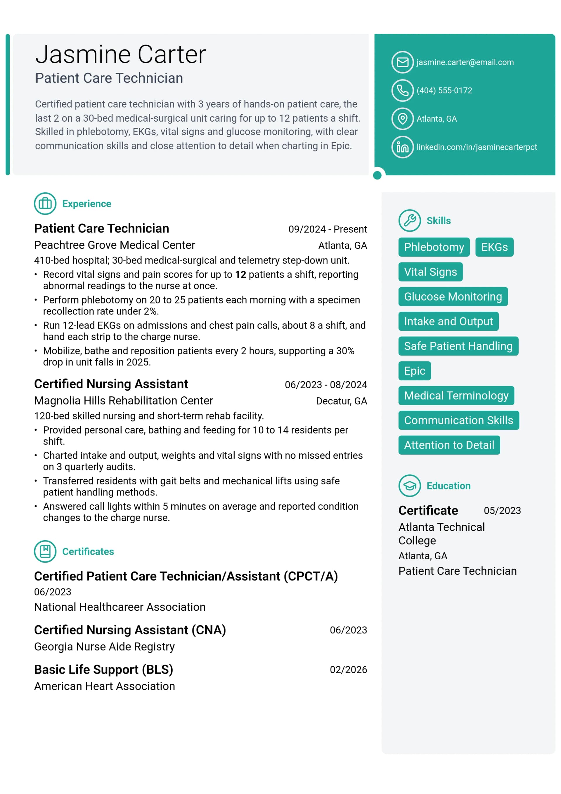 Patient Care Technician