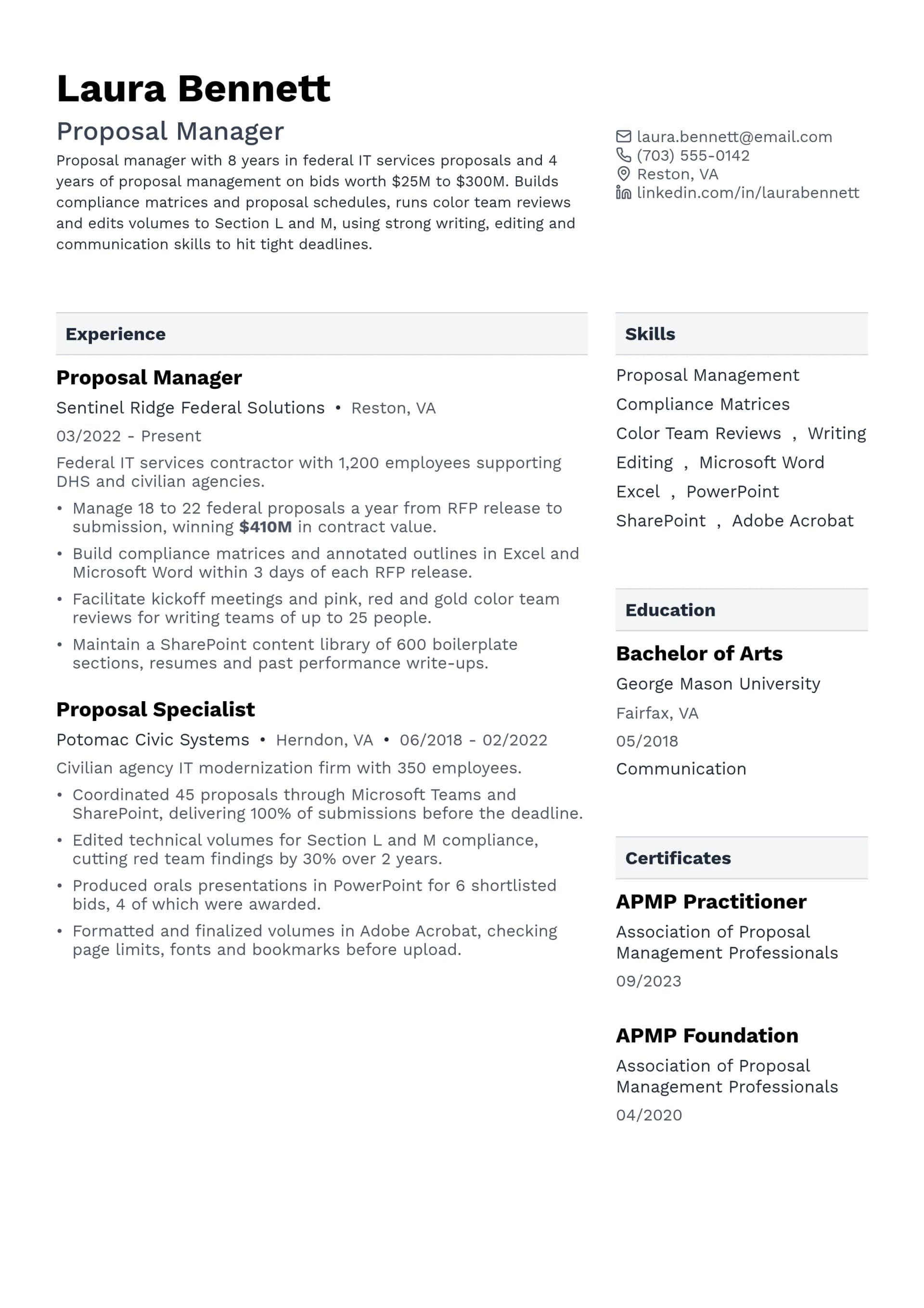 Proposal Manager