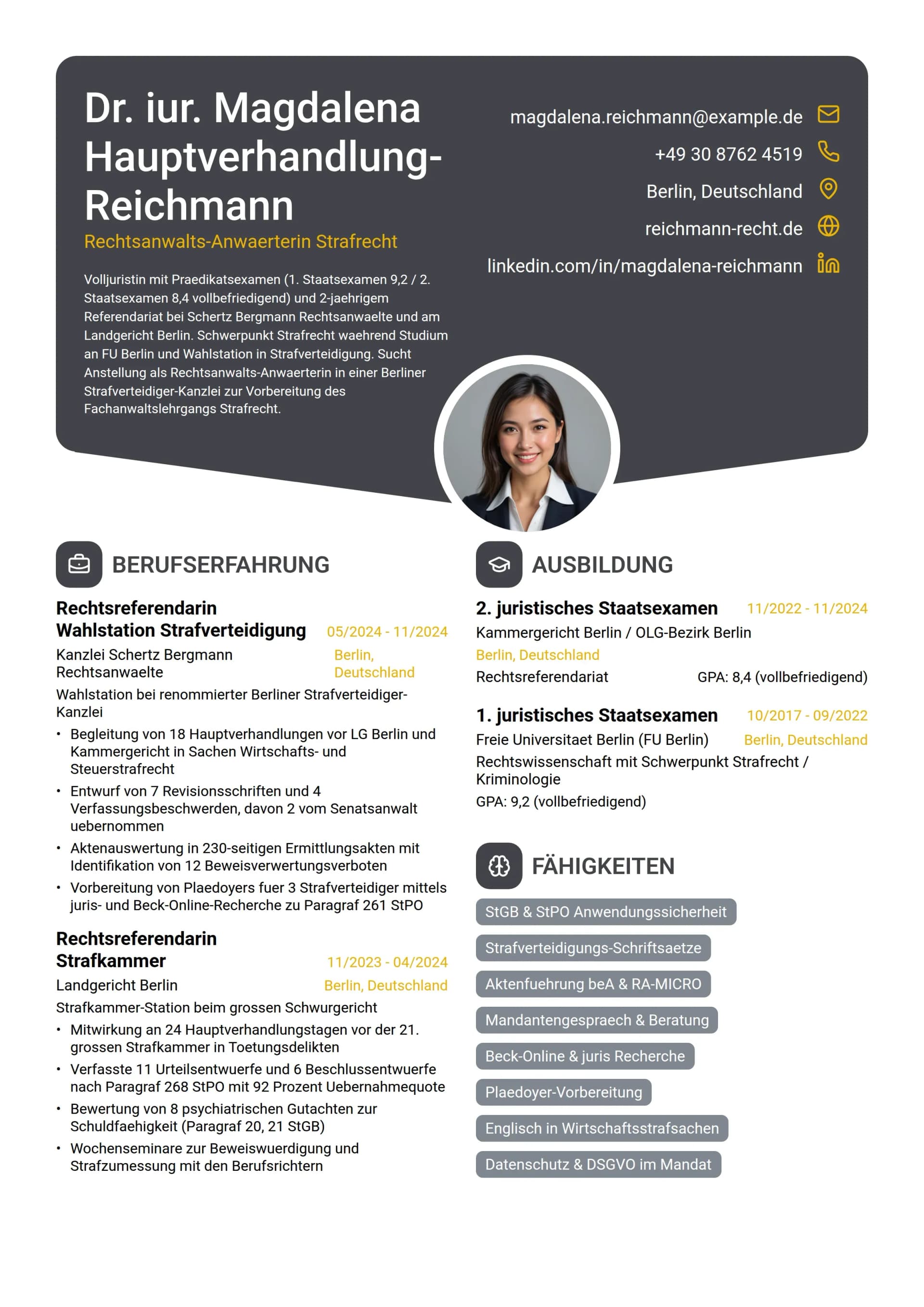 Rechtsanwalts-Anwaerter Strafrecht