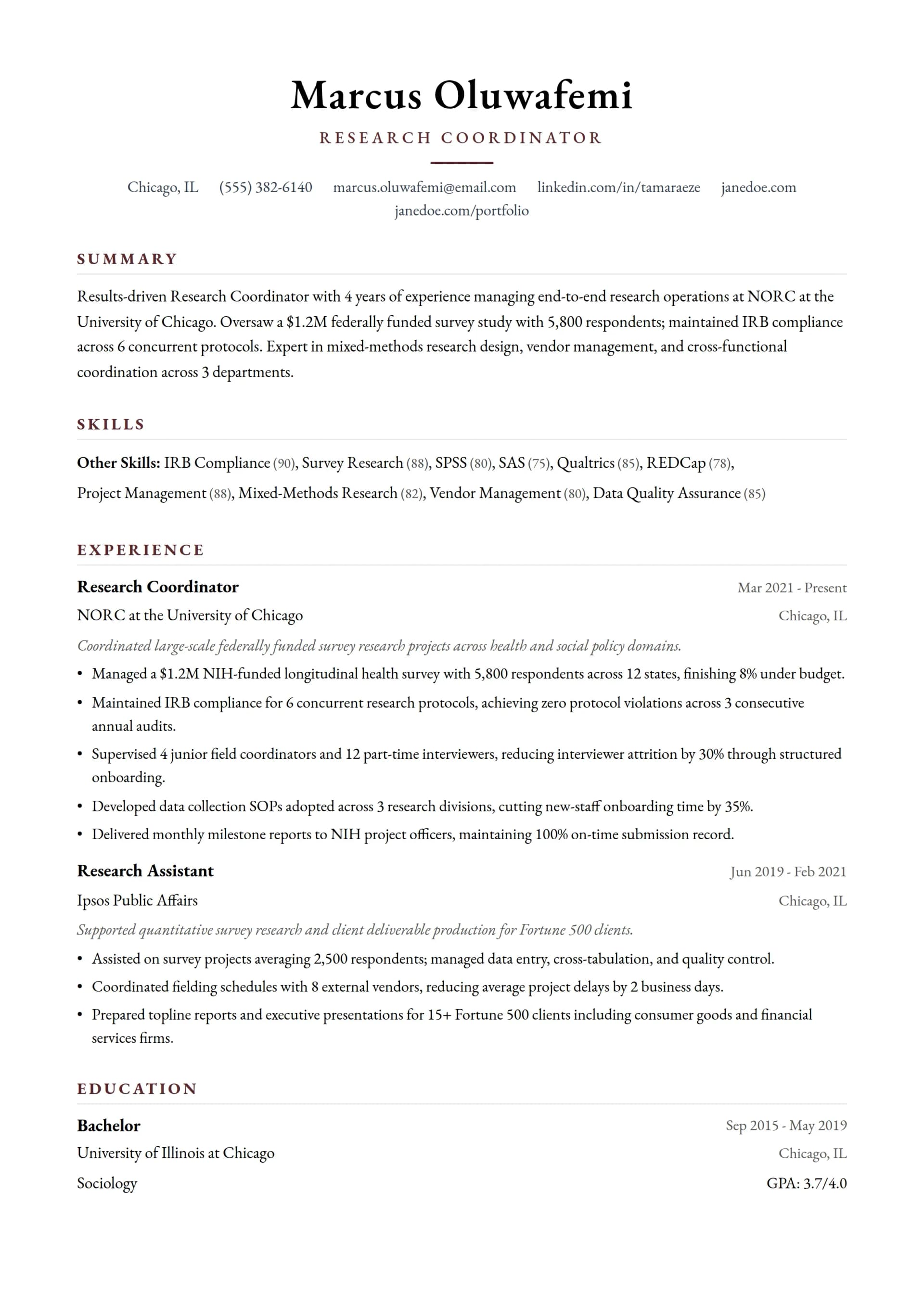 Research Coordinator