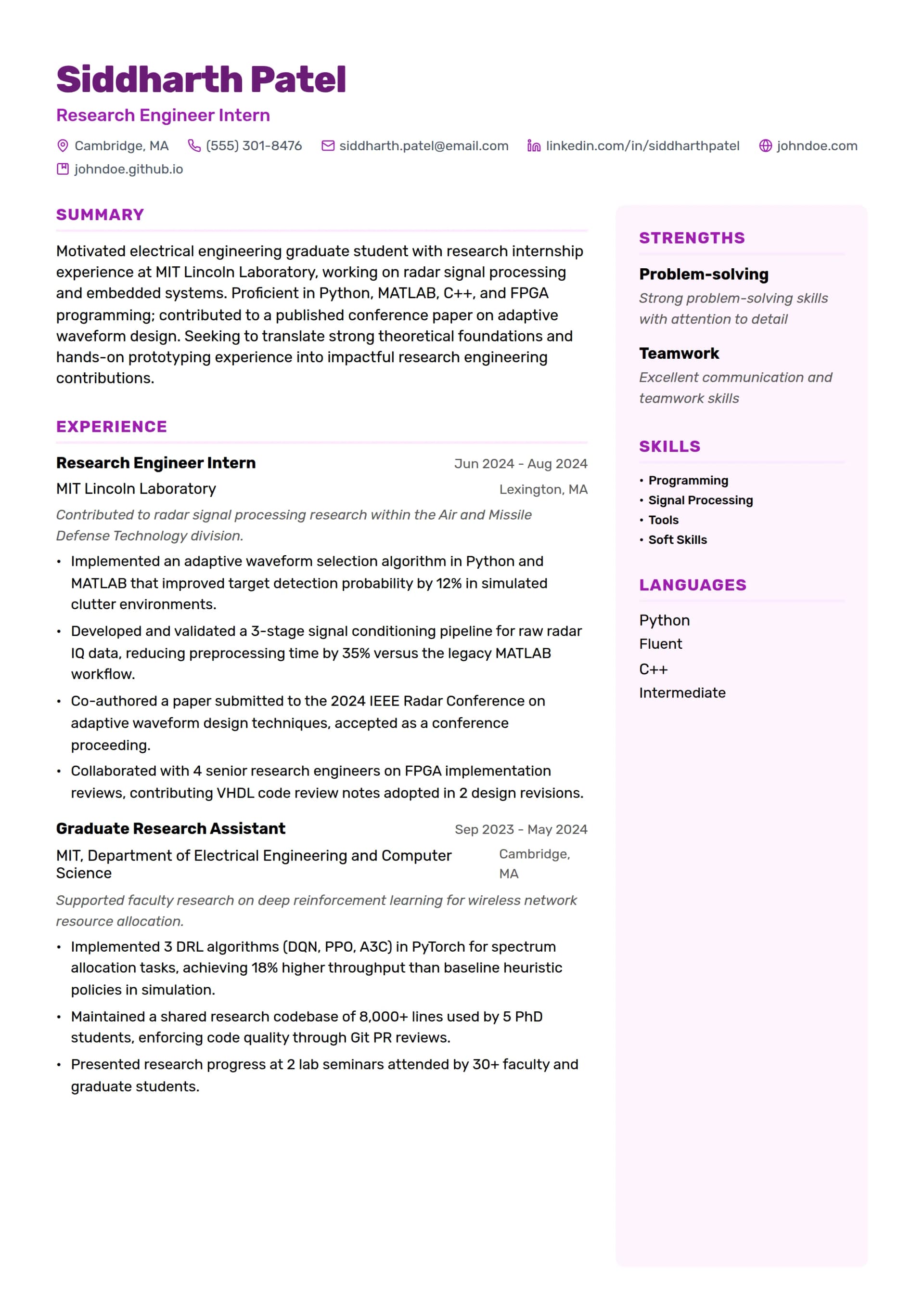 Research Engineer Intern