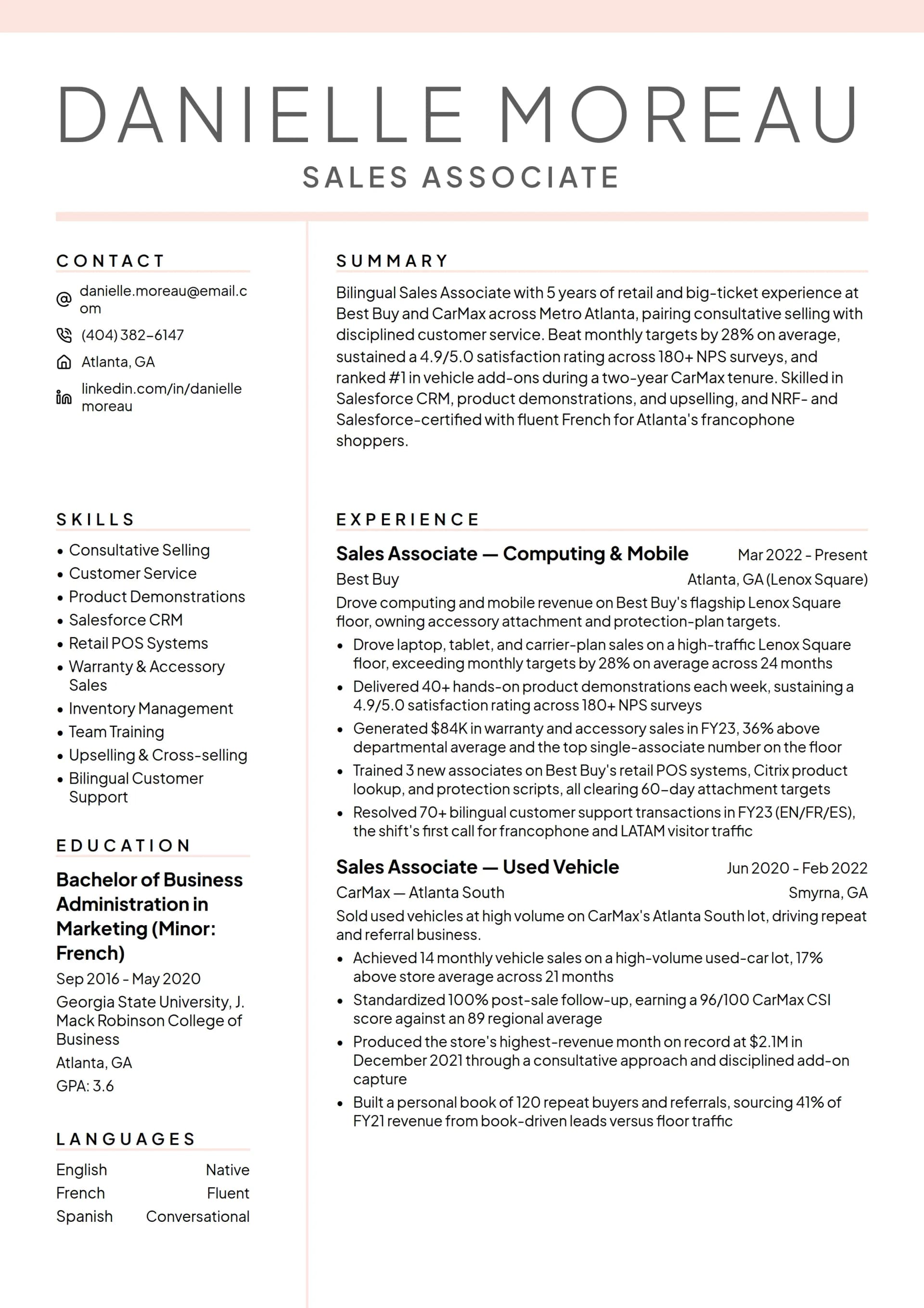 Sales Associate