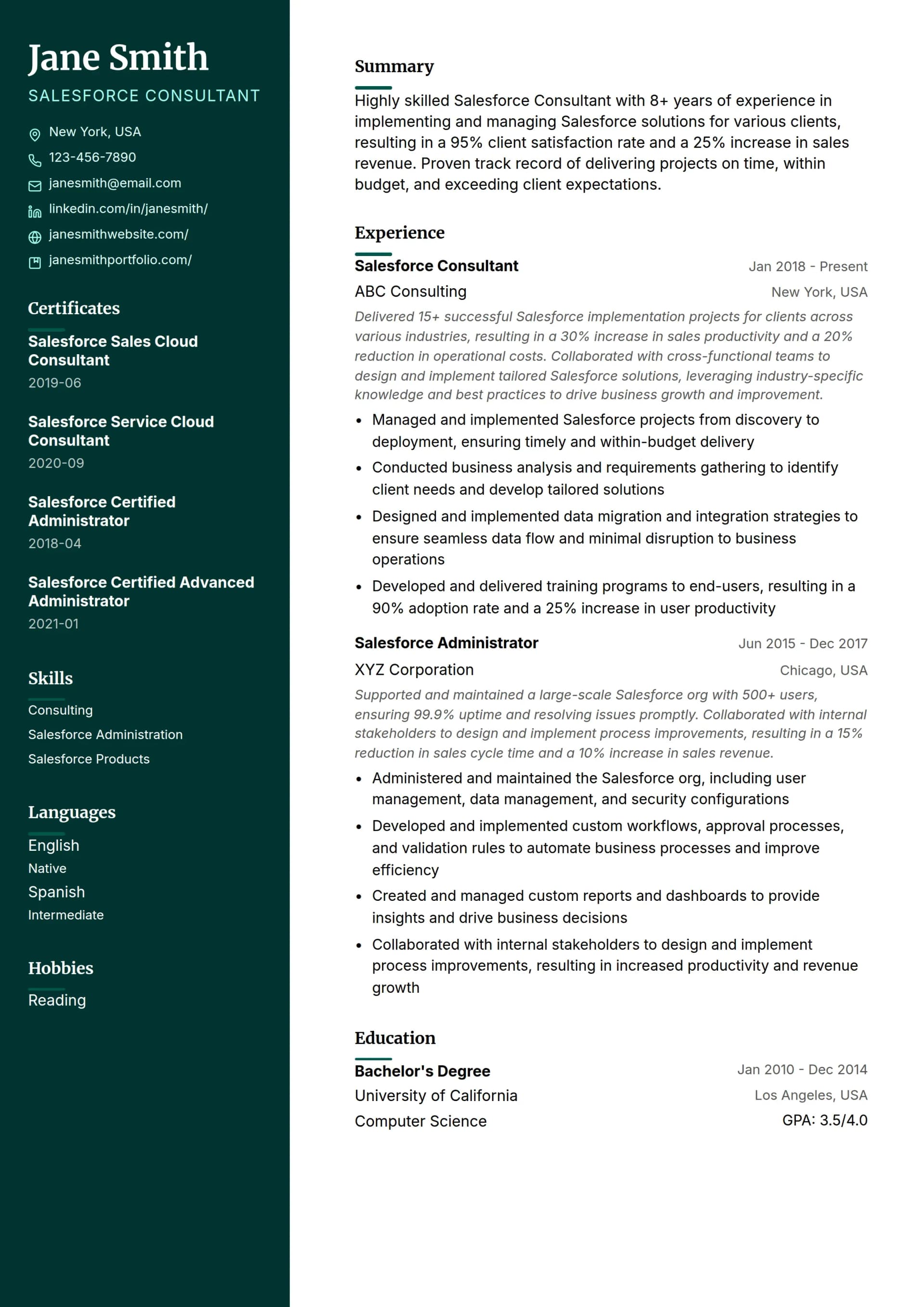 Salesforce Consultant