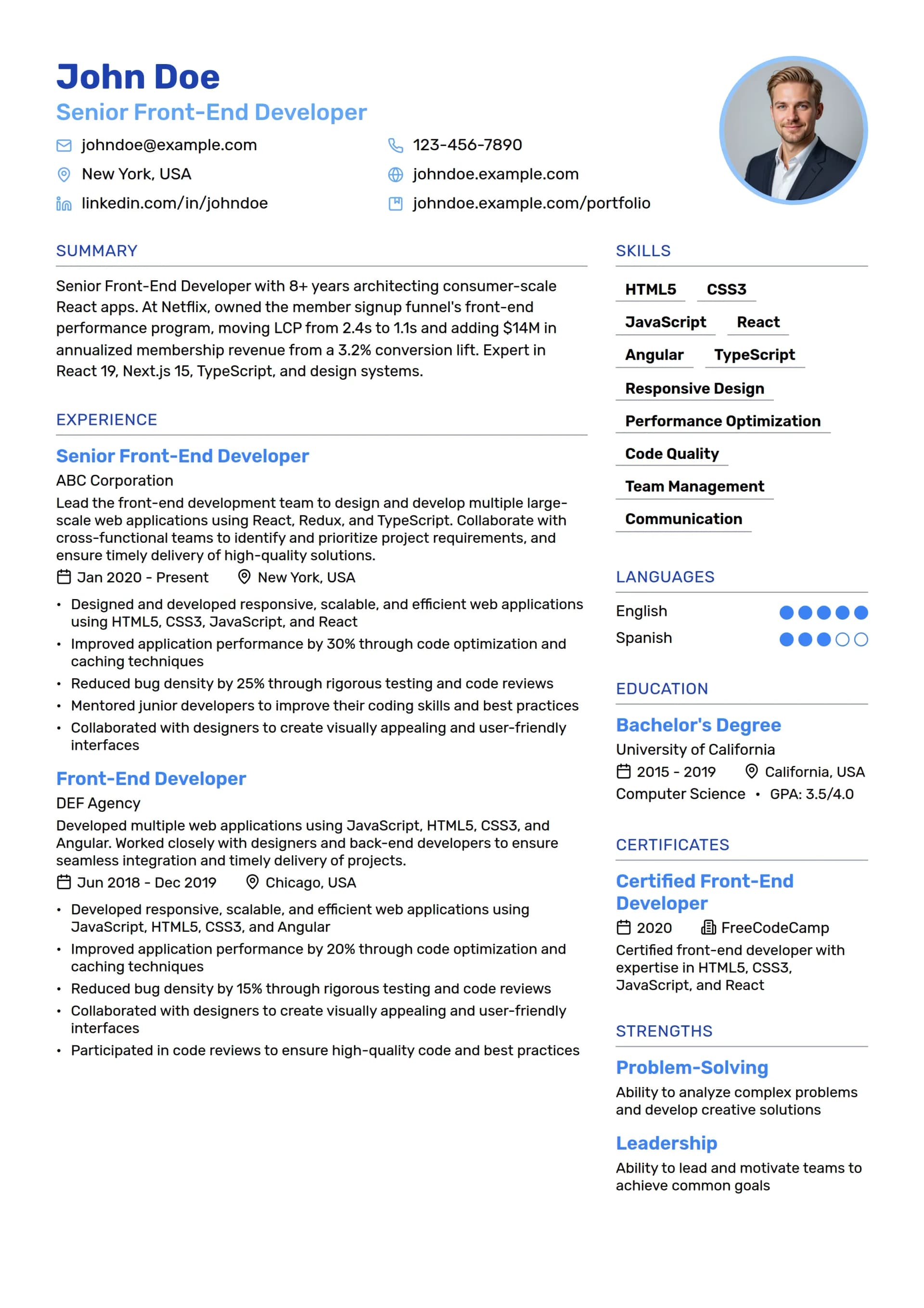 Senior Front-End Developer