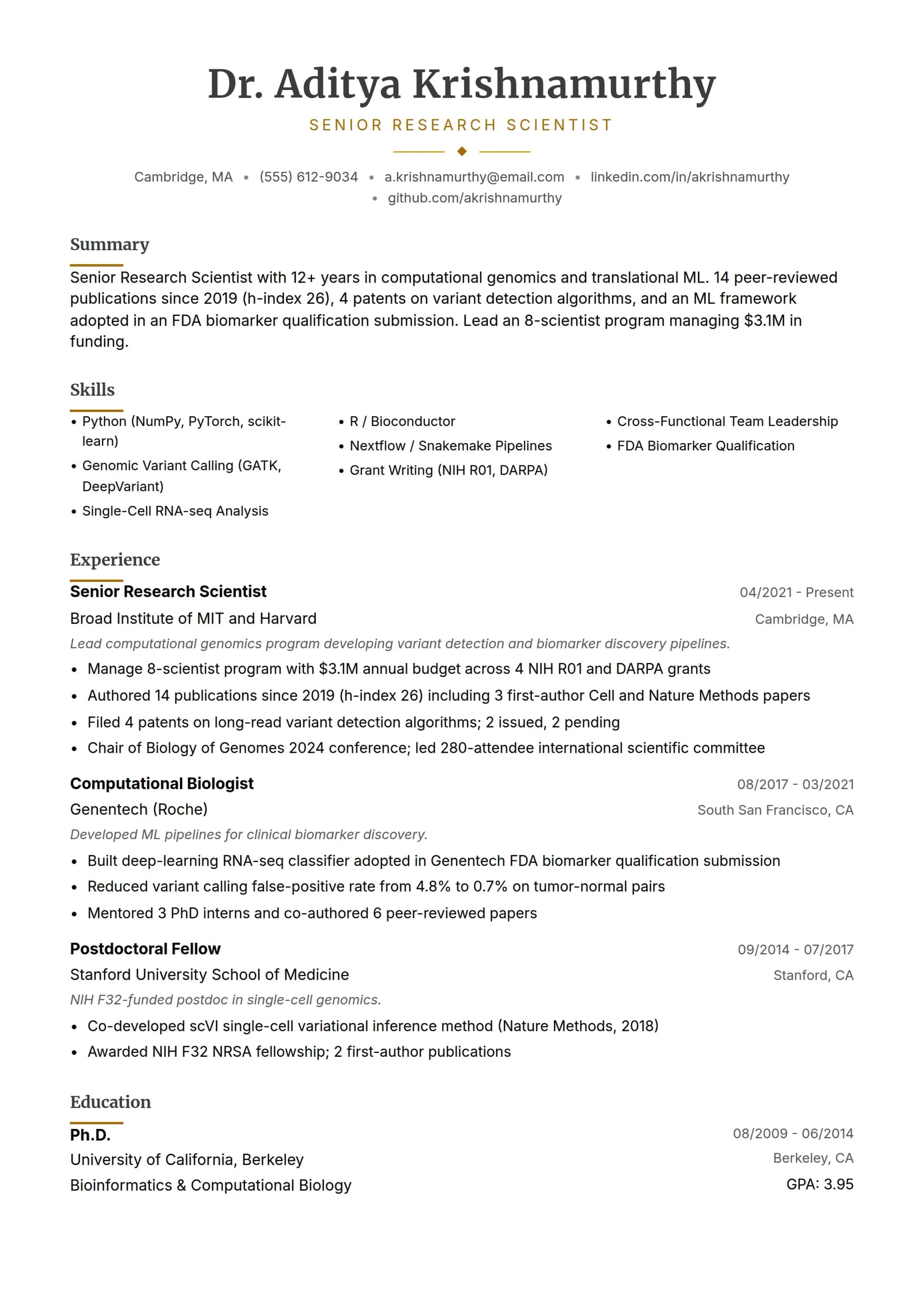 Senior Research Scientist