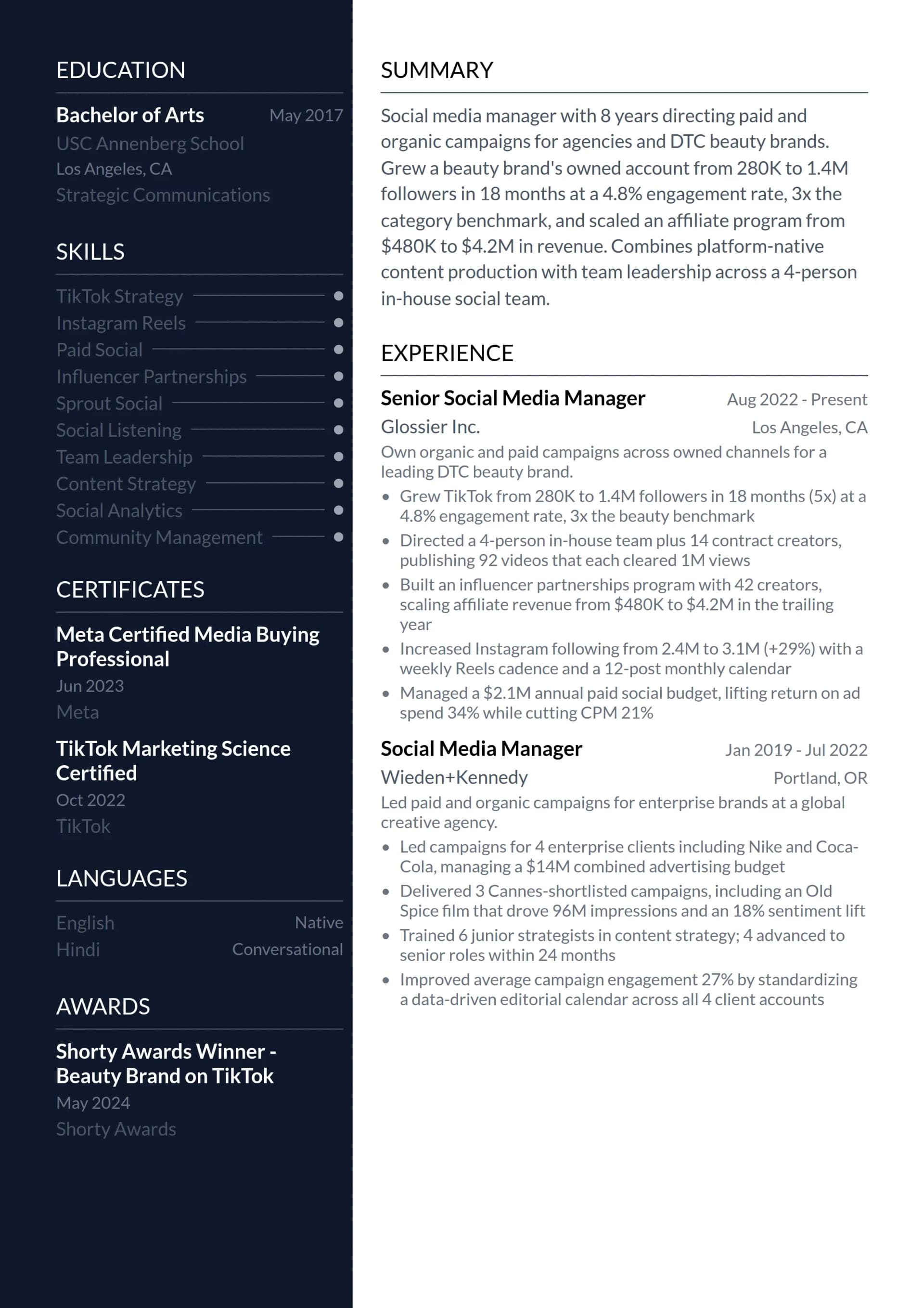 Social Media Manager