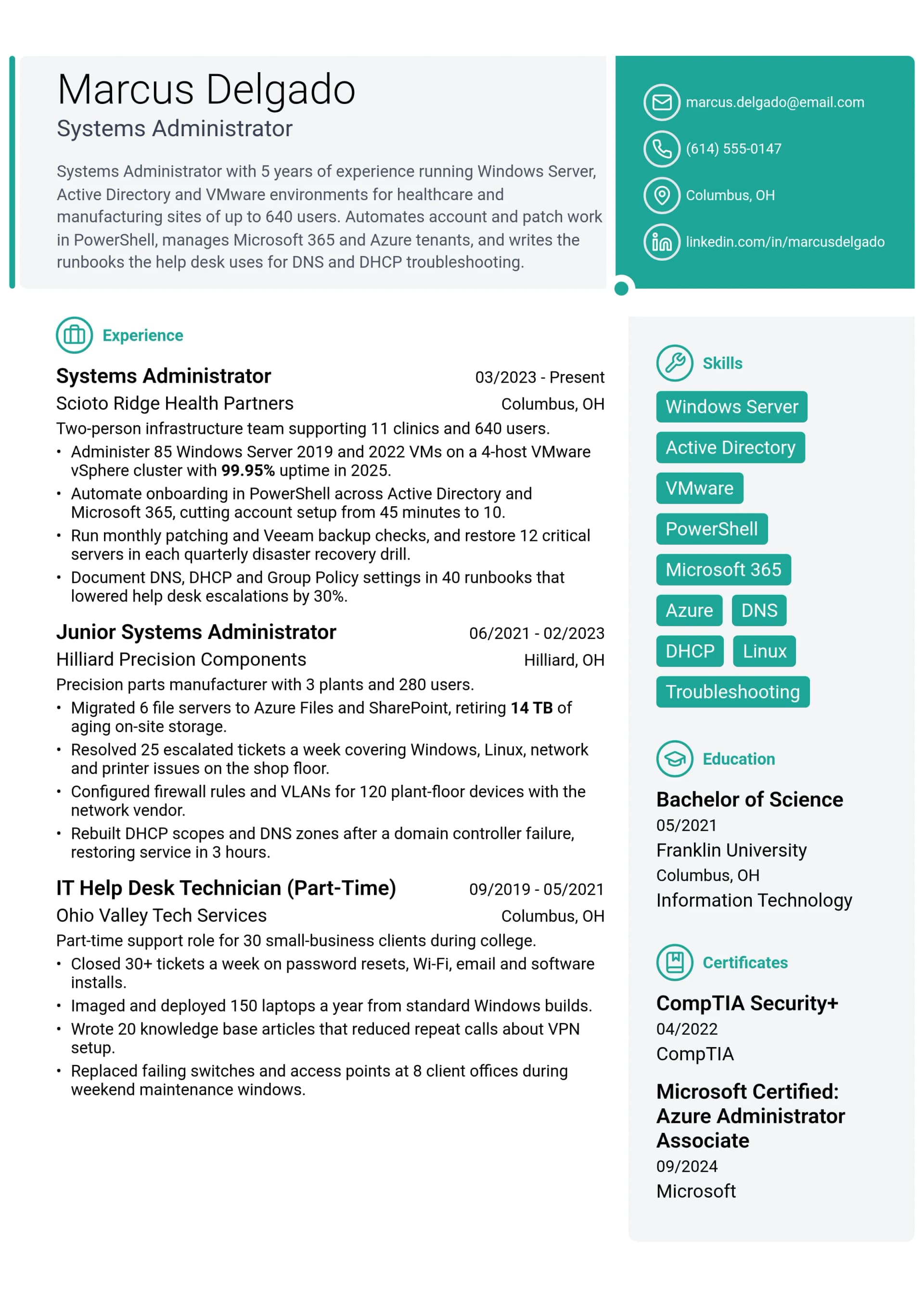 Systems Administrator
