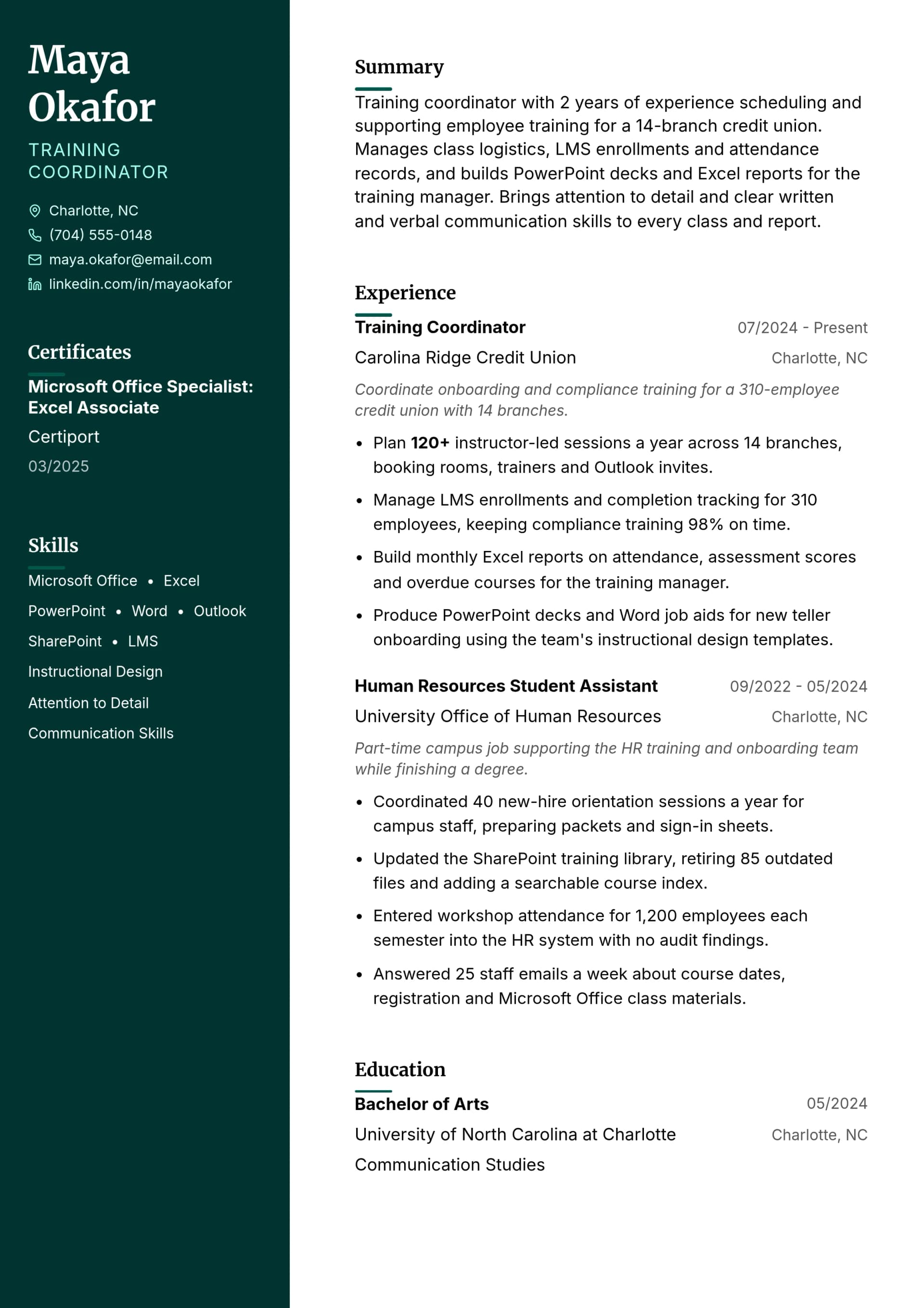 Training Coordinator