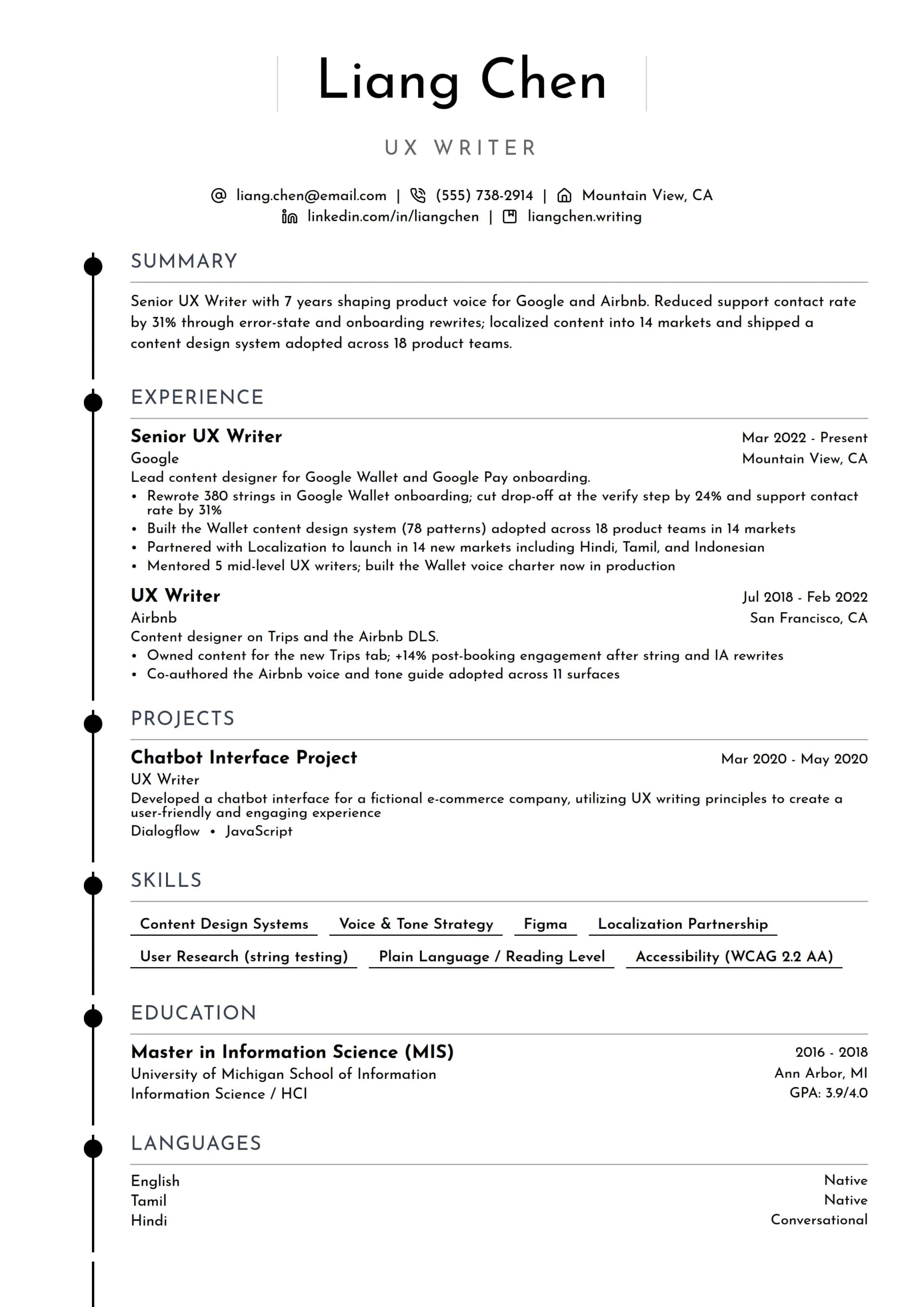 UX Writer