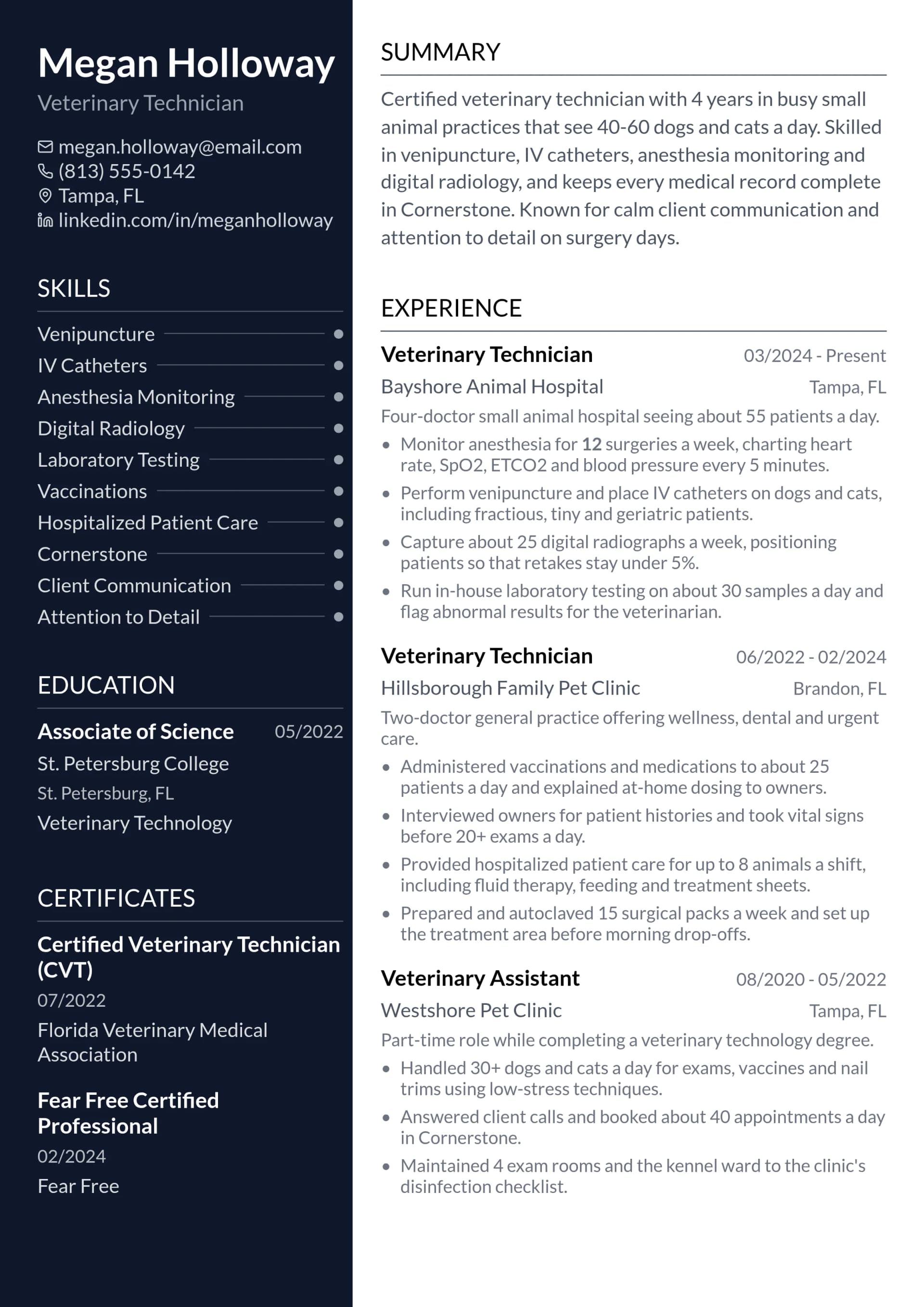 Veterinary Technician