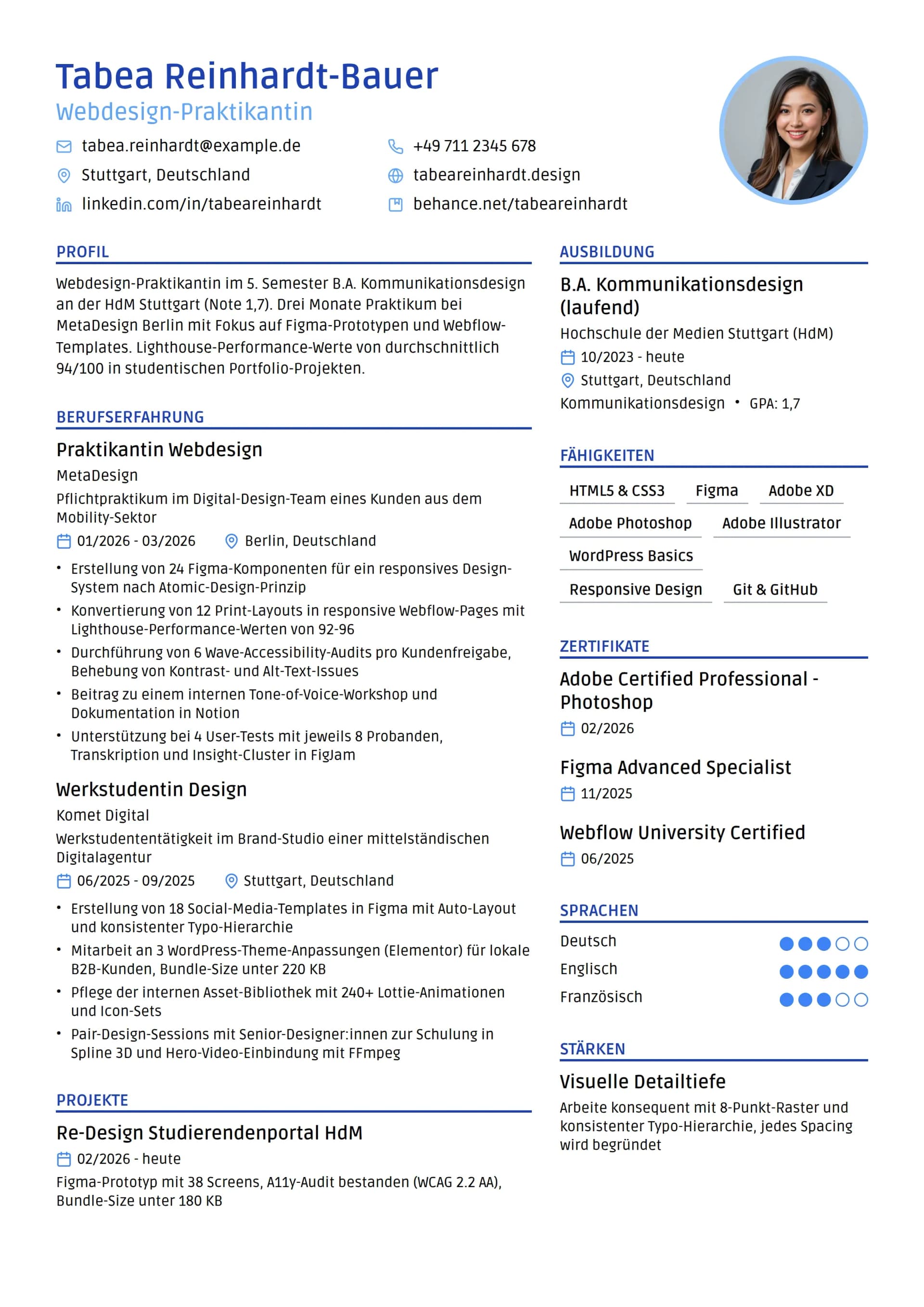 Webdesigner Praktikant