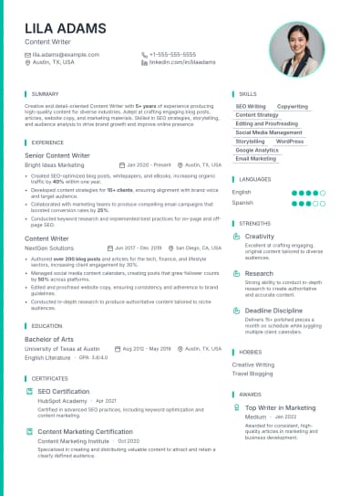 Quantum Resume preview