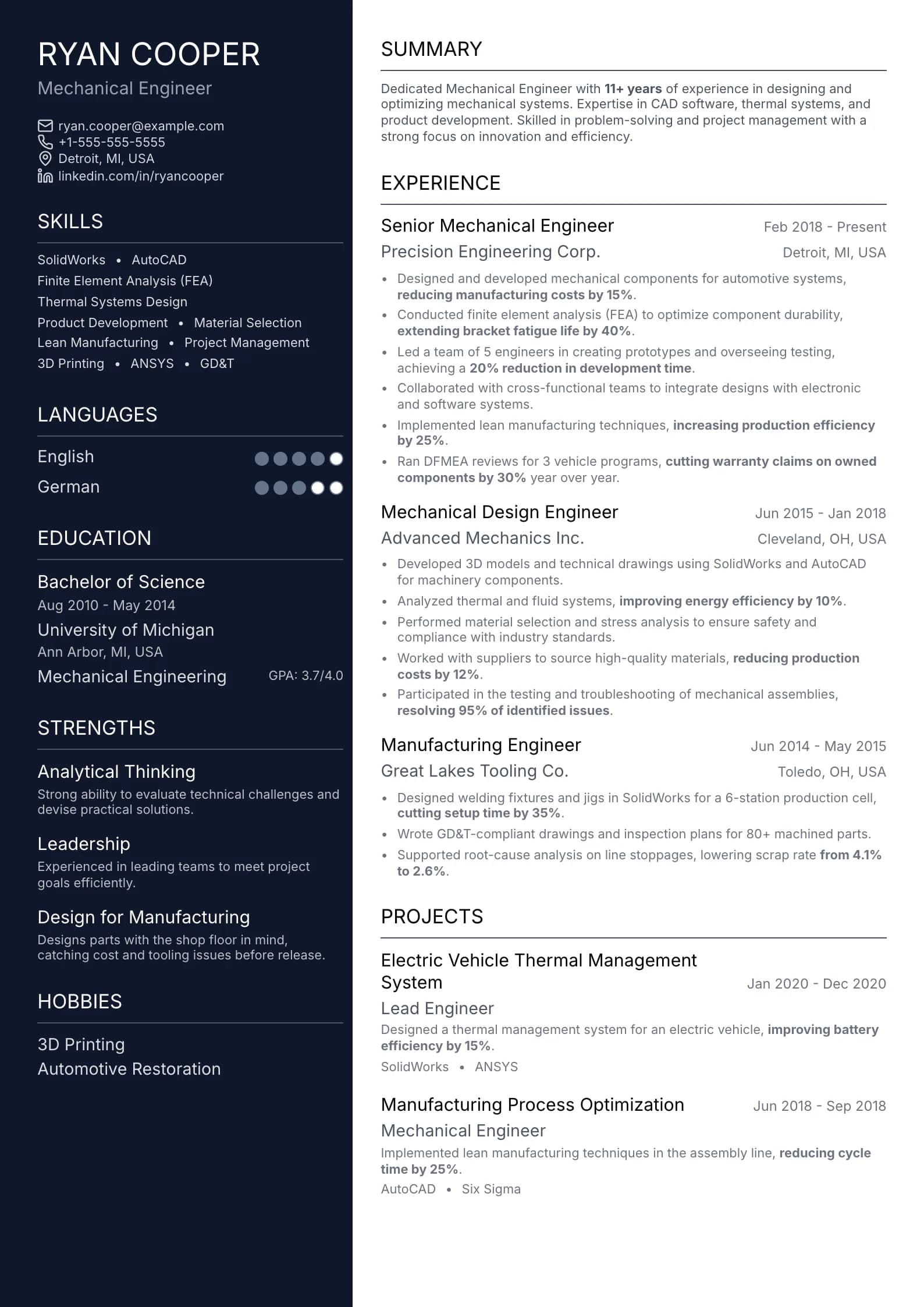 Techscape Resume preview
