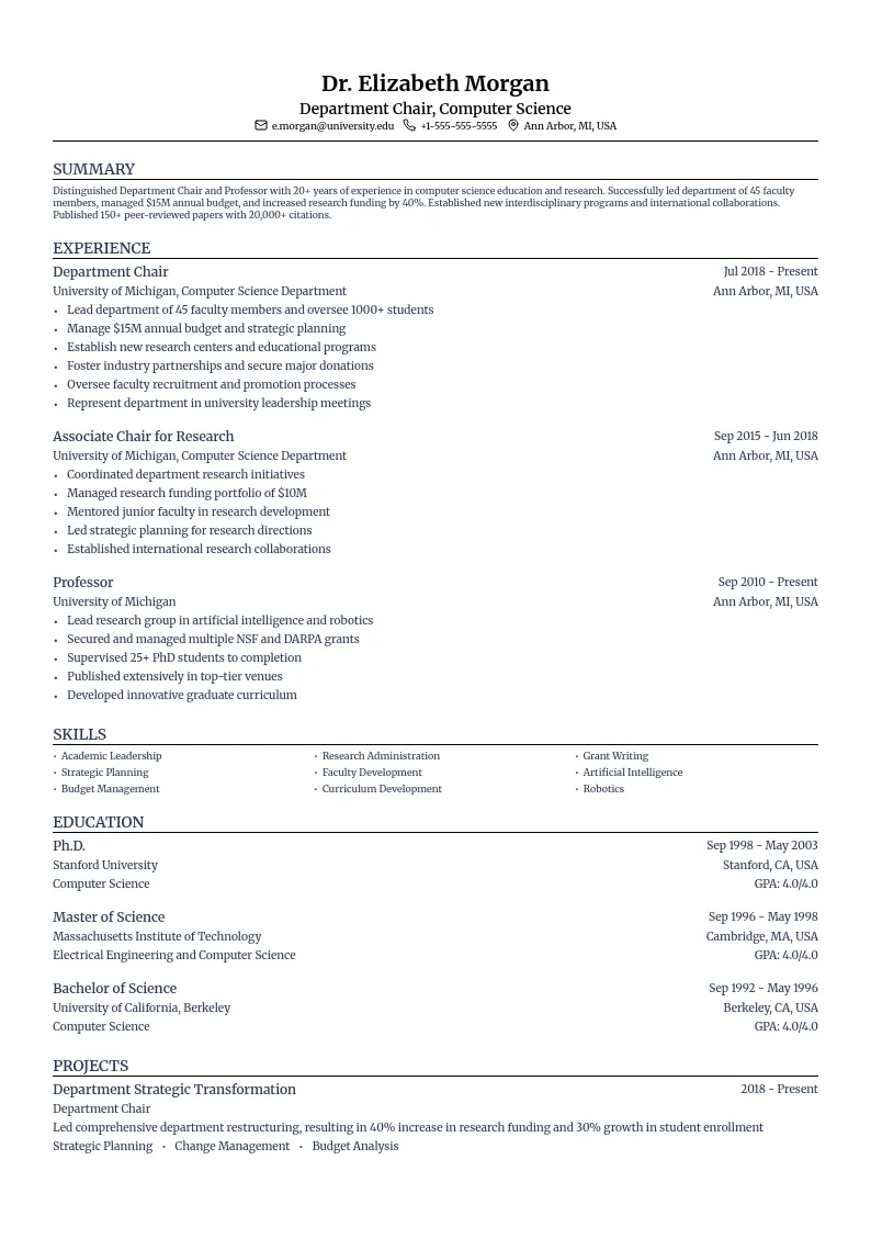 Academic Preview