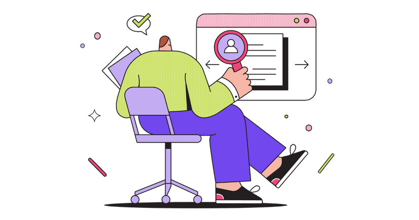 Professional creating an ATS-friendly resume on computer