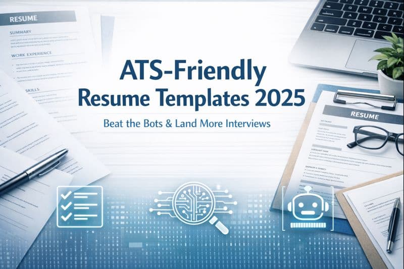 ATS-friendly resume templates and ATS resume designs optimized to pass ATS systems and automated screening