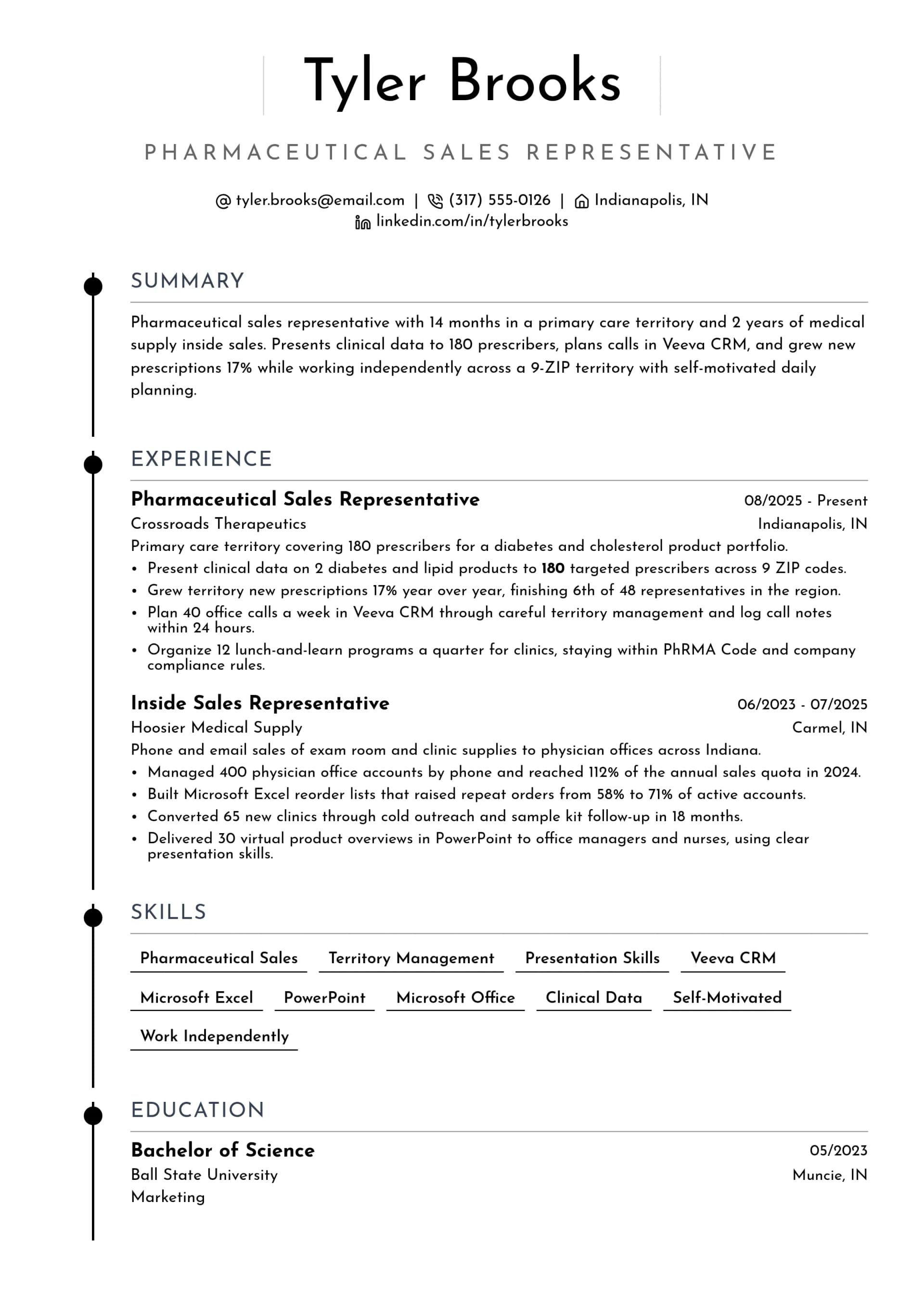 Example Resumes For Insurance Reps Medical Sales Representative Resume Examples 2026 (12 Samples)
